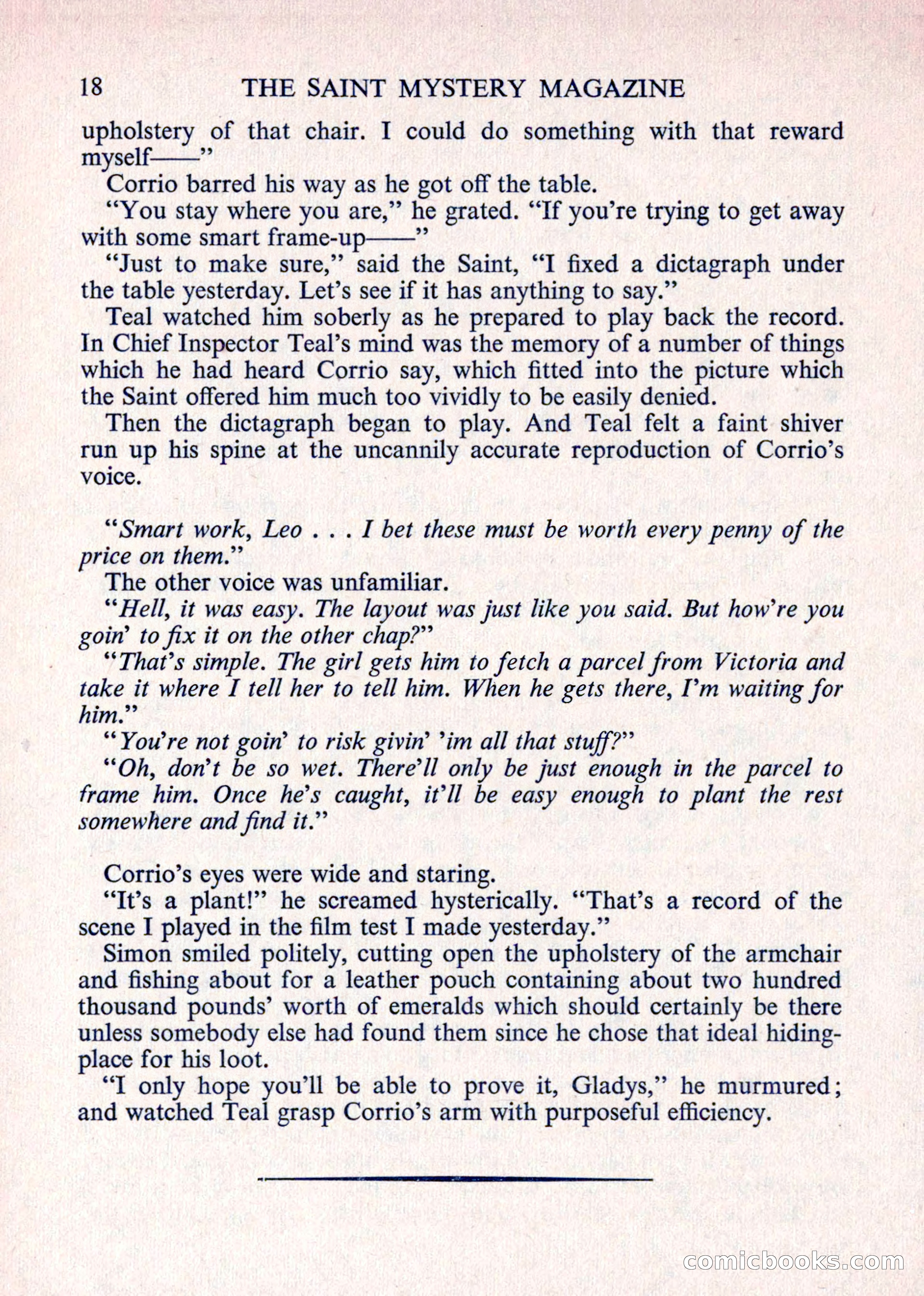 The Saint Mystery Magazine — page 20 of 132