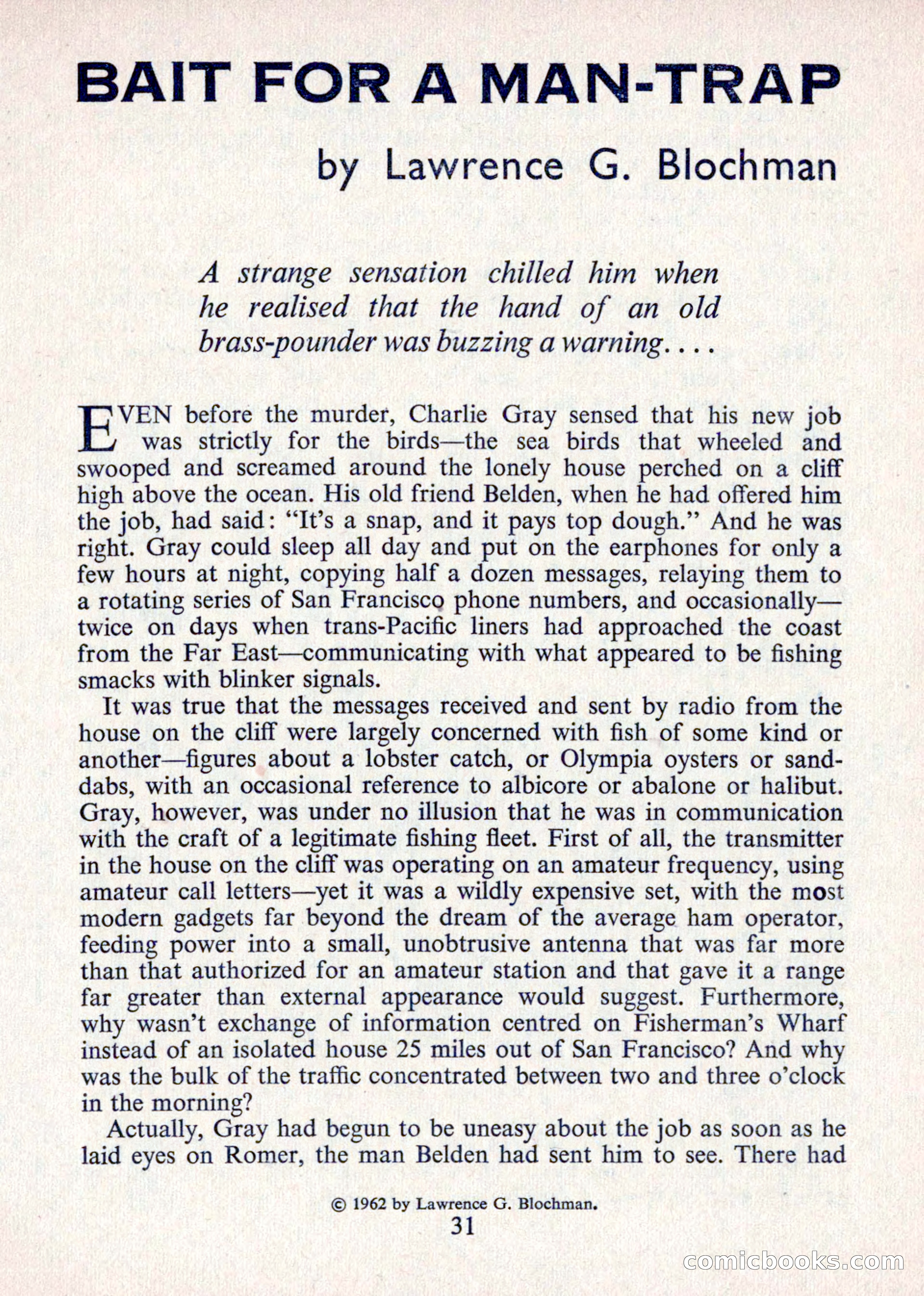 The Saint Mystery Magazine — page 33 of 132