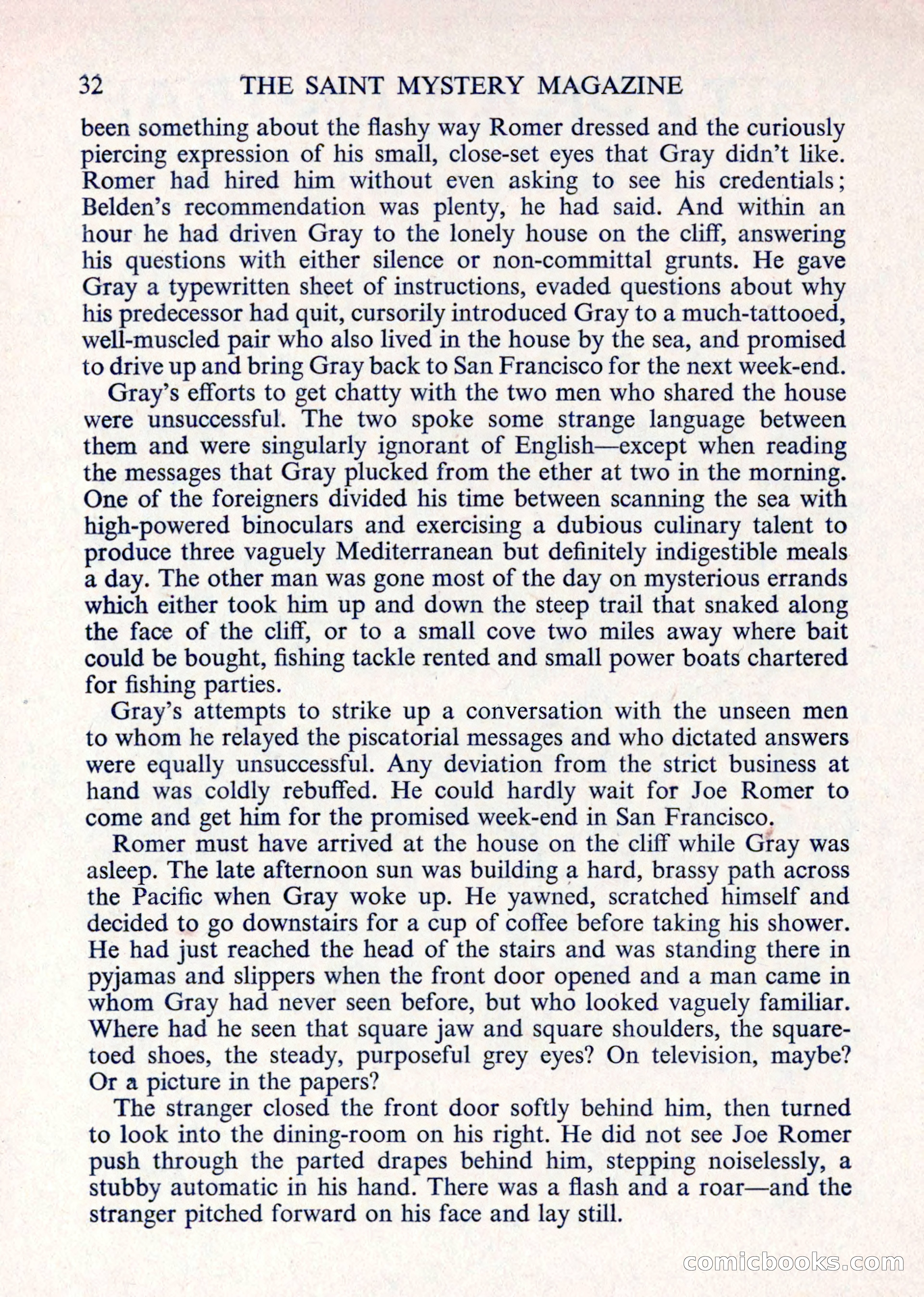 The Saint Mystery Magazine — page 34 of 132