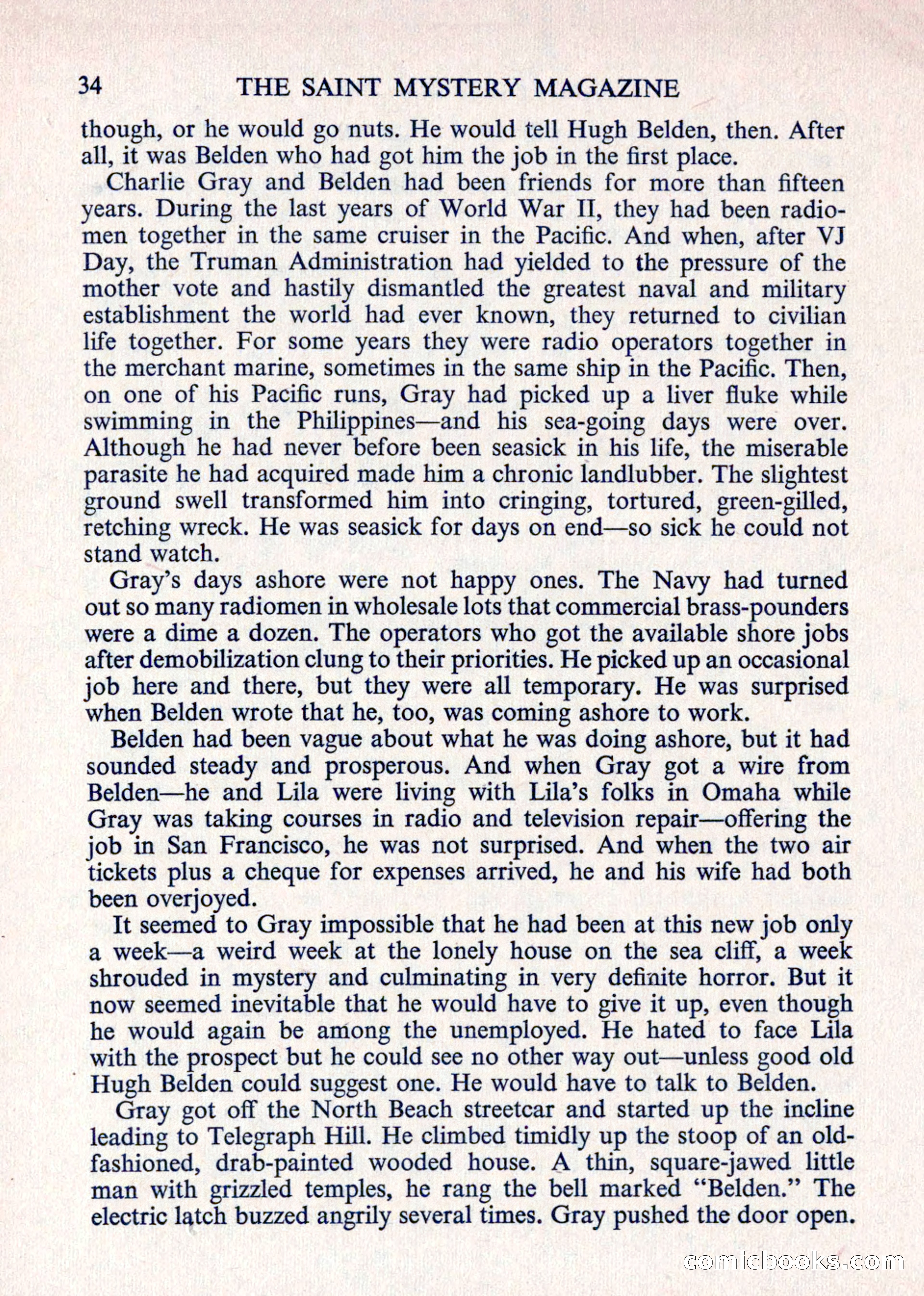 The Saint Mystery Magazine — page 36 of 132