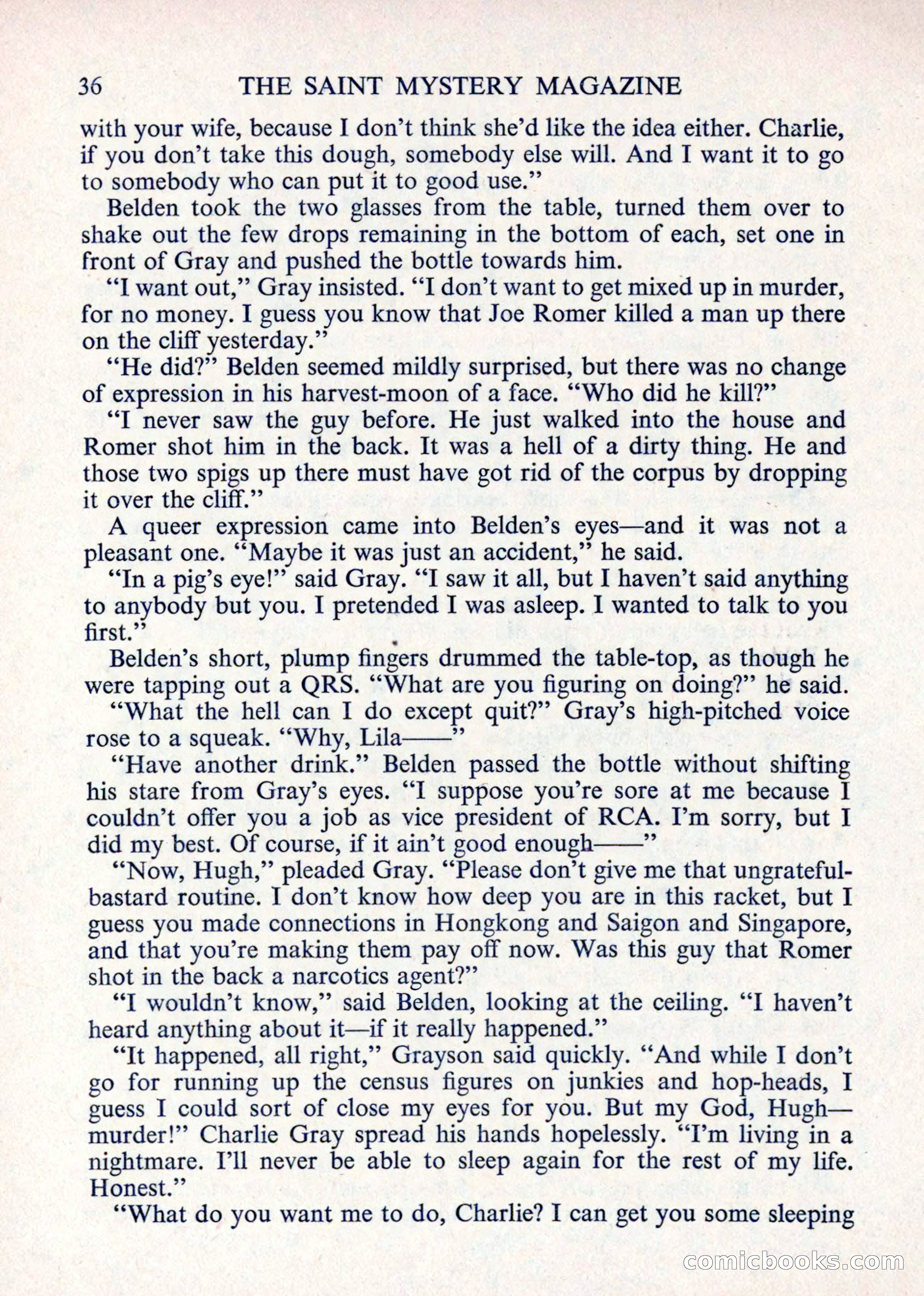 The Saint Mystery Magazine — page 38 of 132