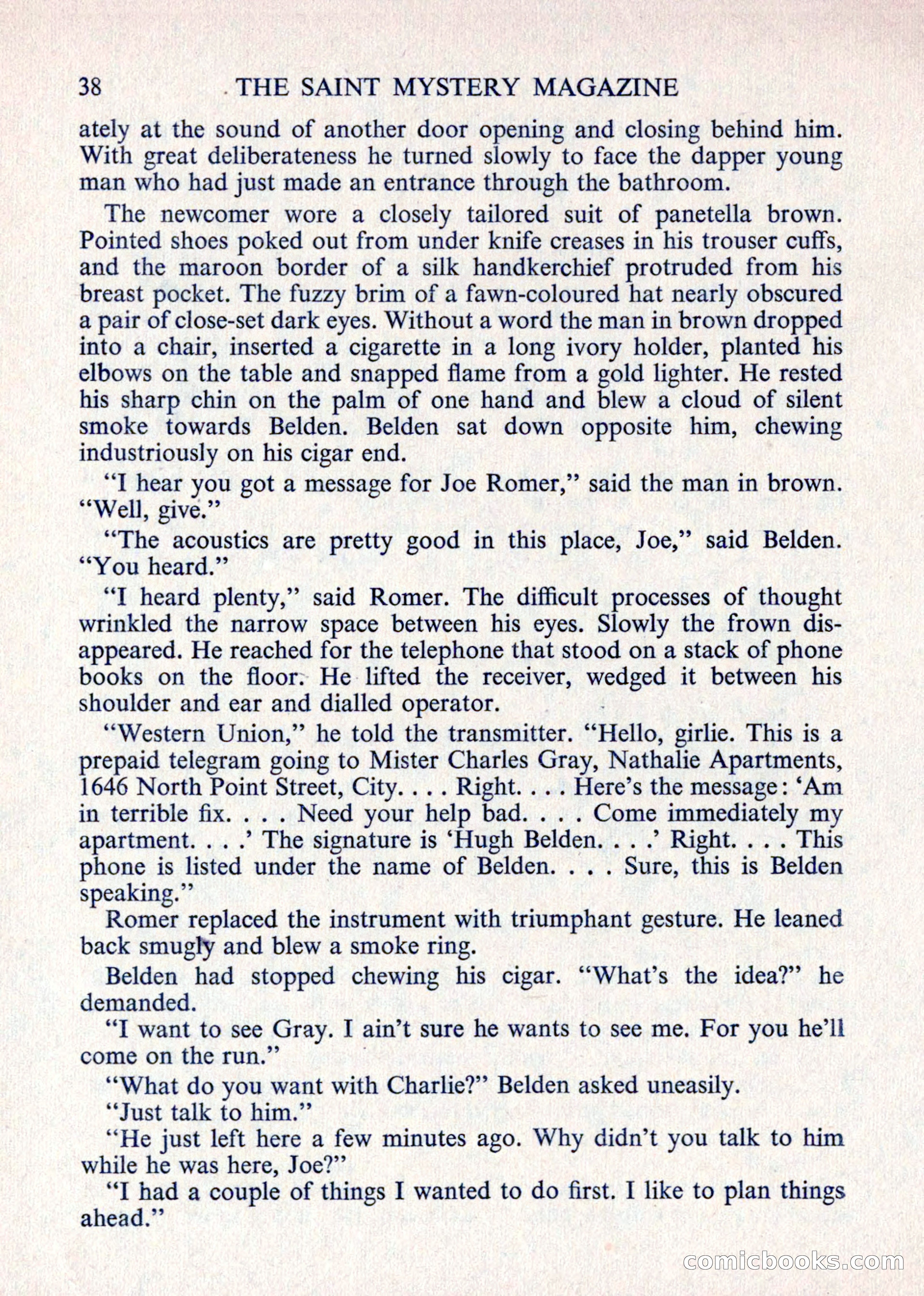 The Saint Mystery Magazine — page 40 of 132
