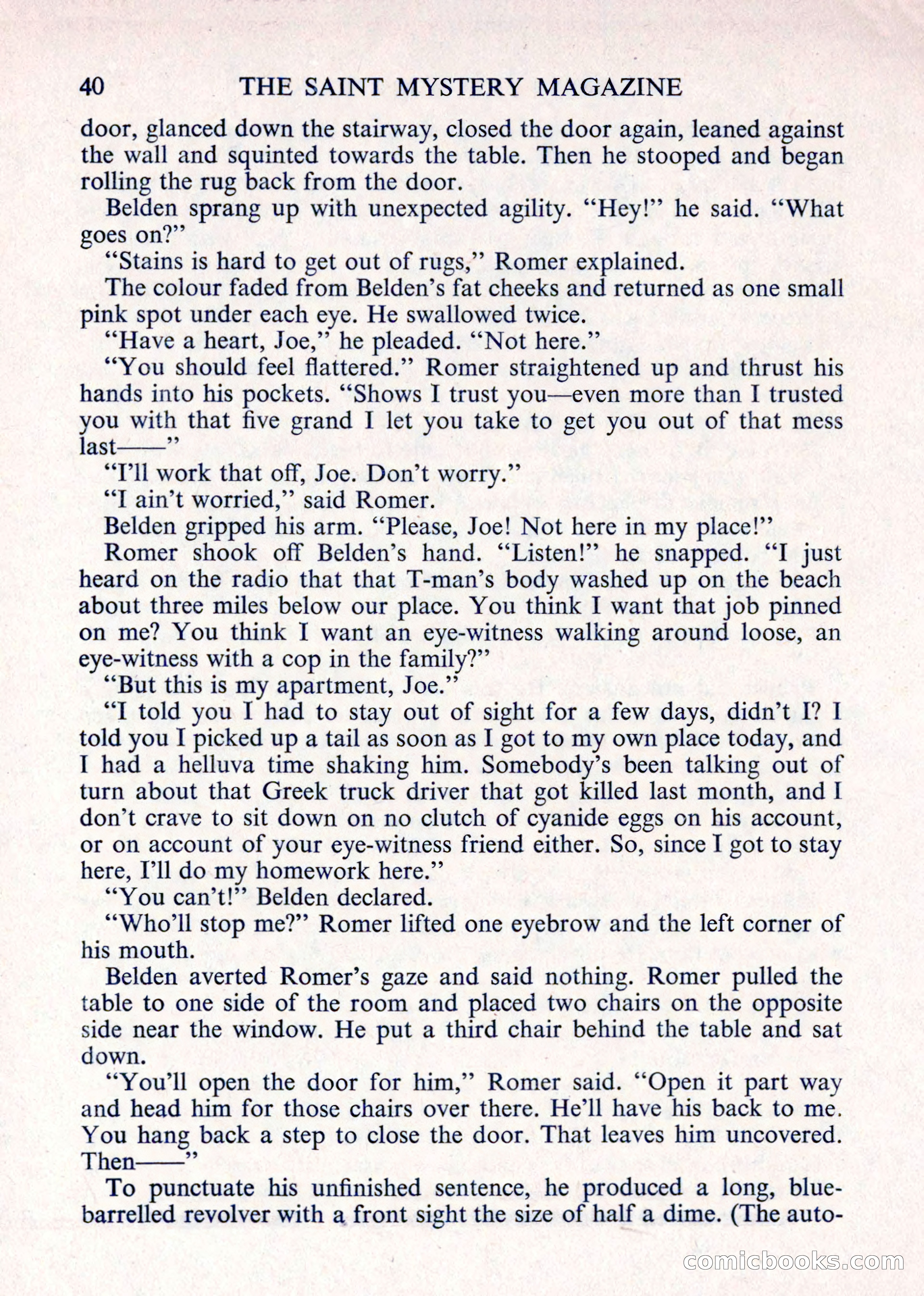 The Saint Mystery Magazine — page 42 of 132