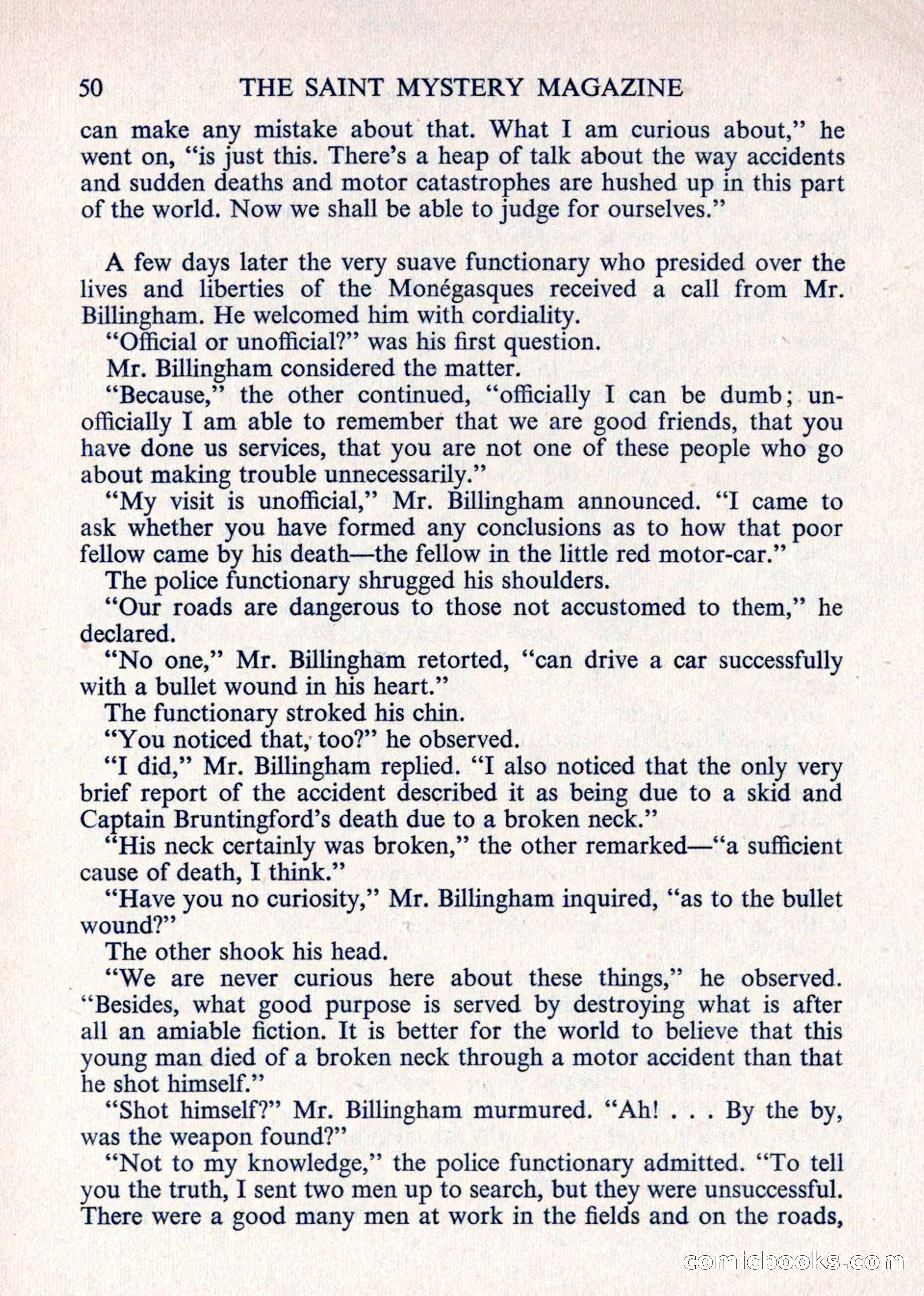The Saint Mystery Magazine — page 52 of 132