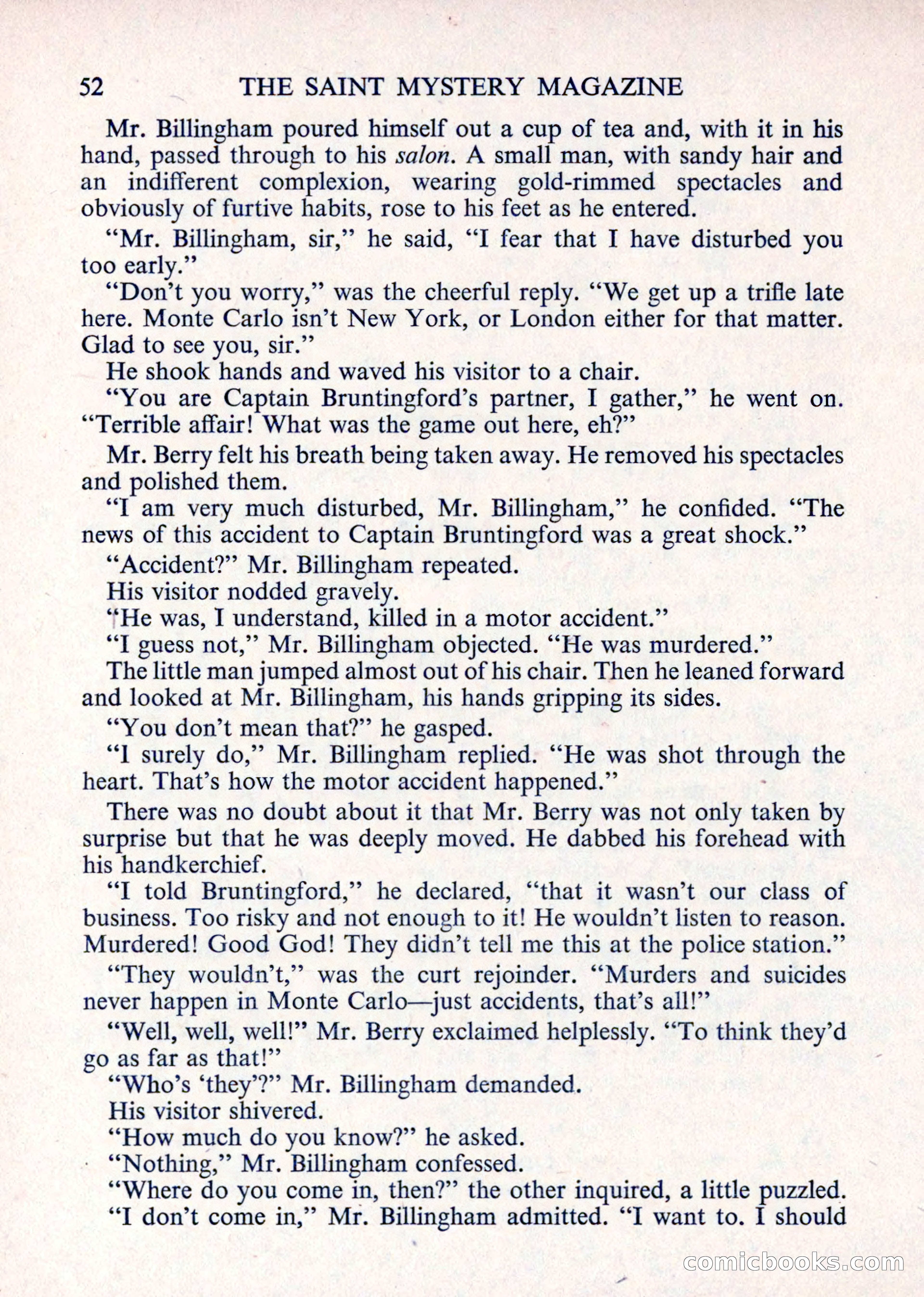 The Saint Mystery Magazine — page 54 of 132