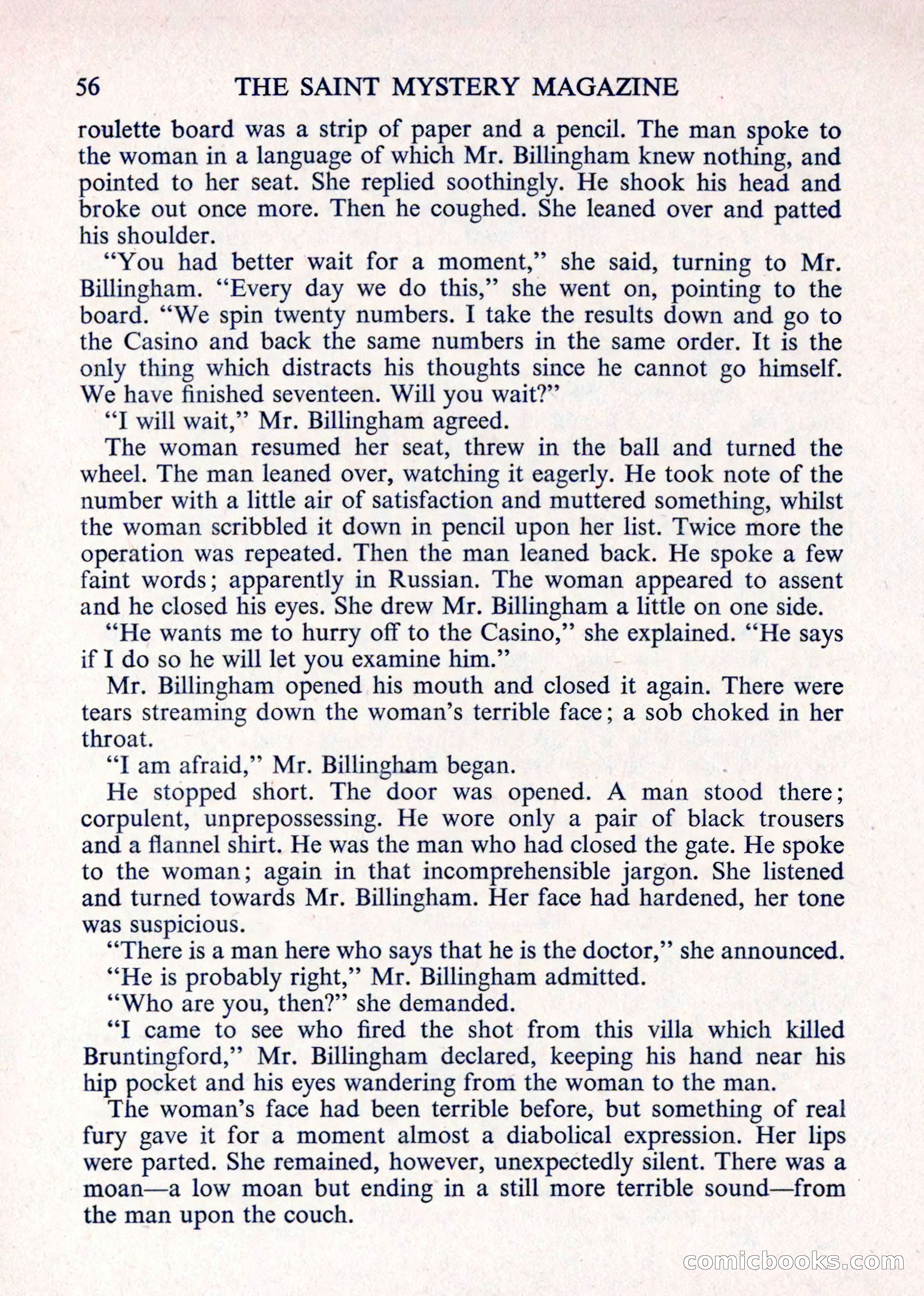 The Saint Mystery Magazine — page 58 of 132