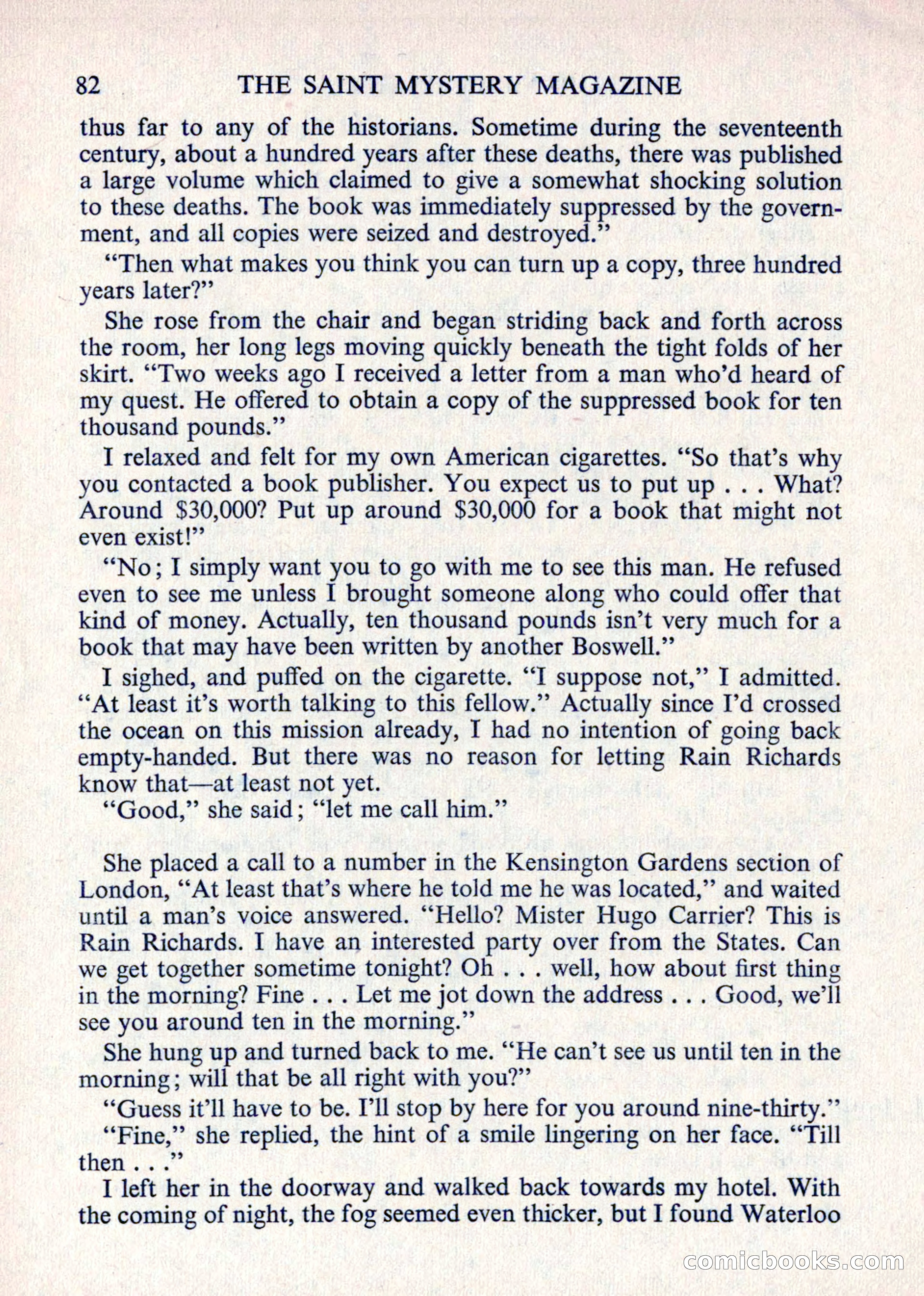 The Saint Mystery Magazine — page 84 of 132