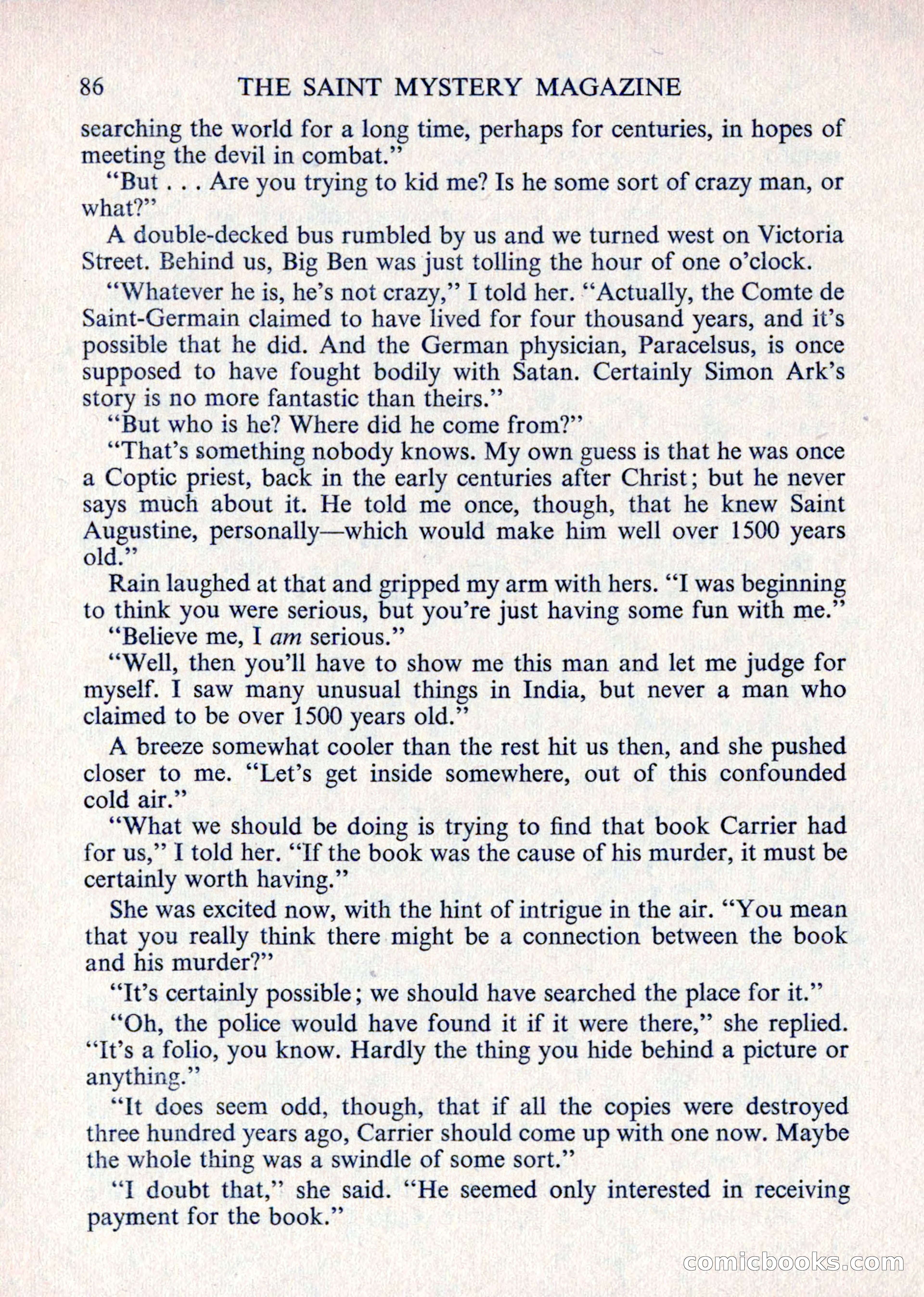 The Saint Mystery Magazine — page 88 of 132