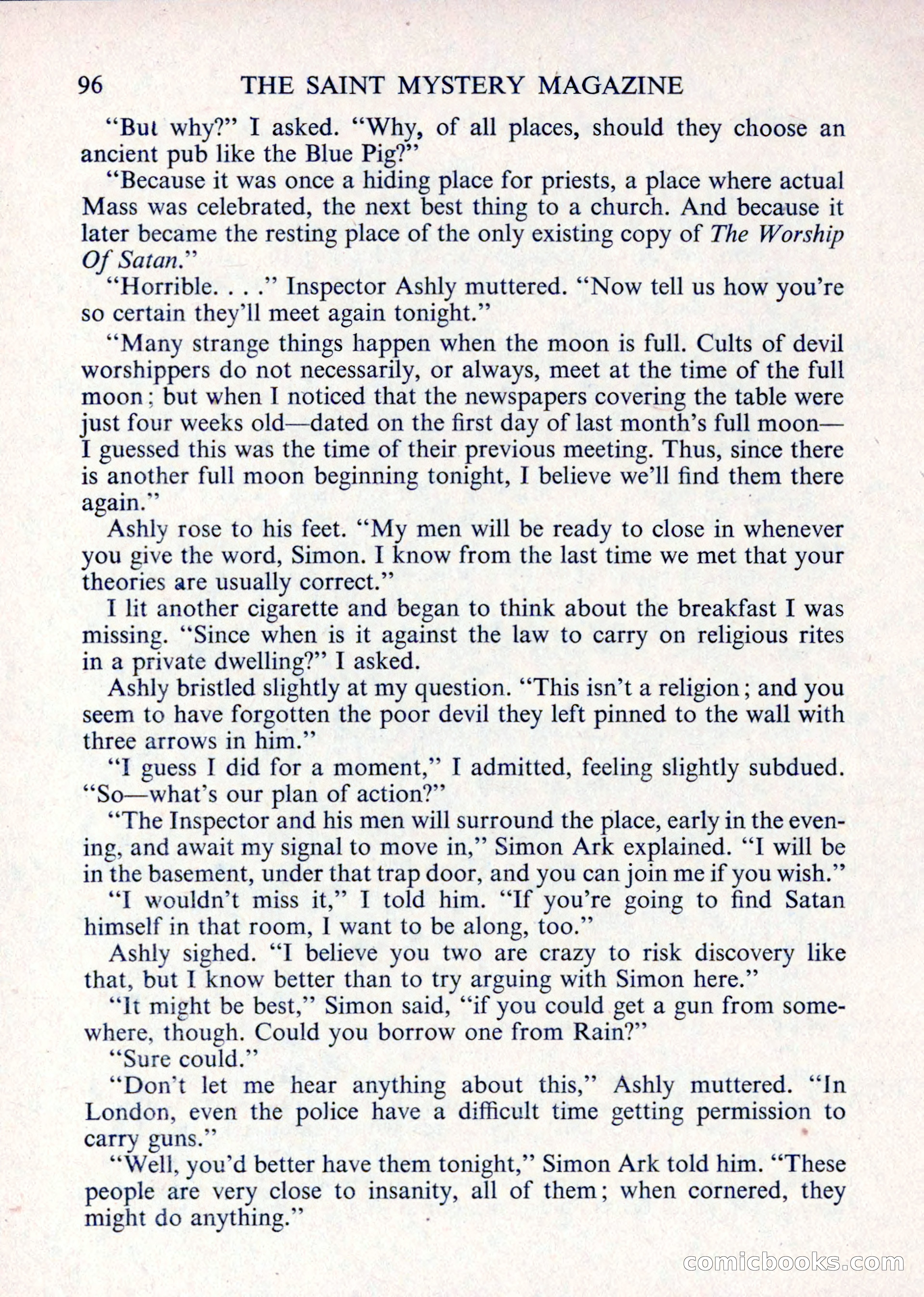 The Saint Mystery Magazine — page 98 of 132