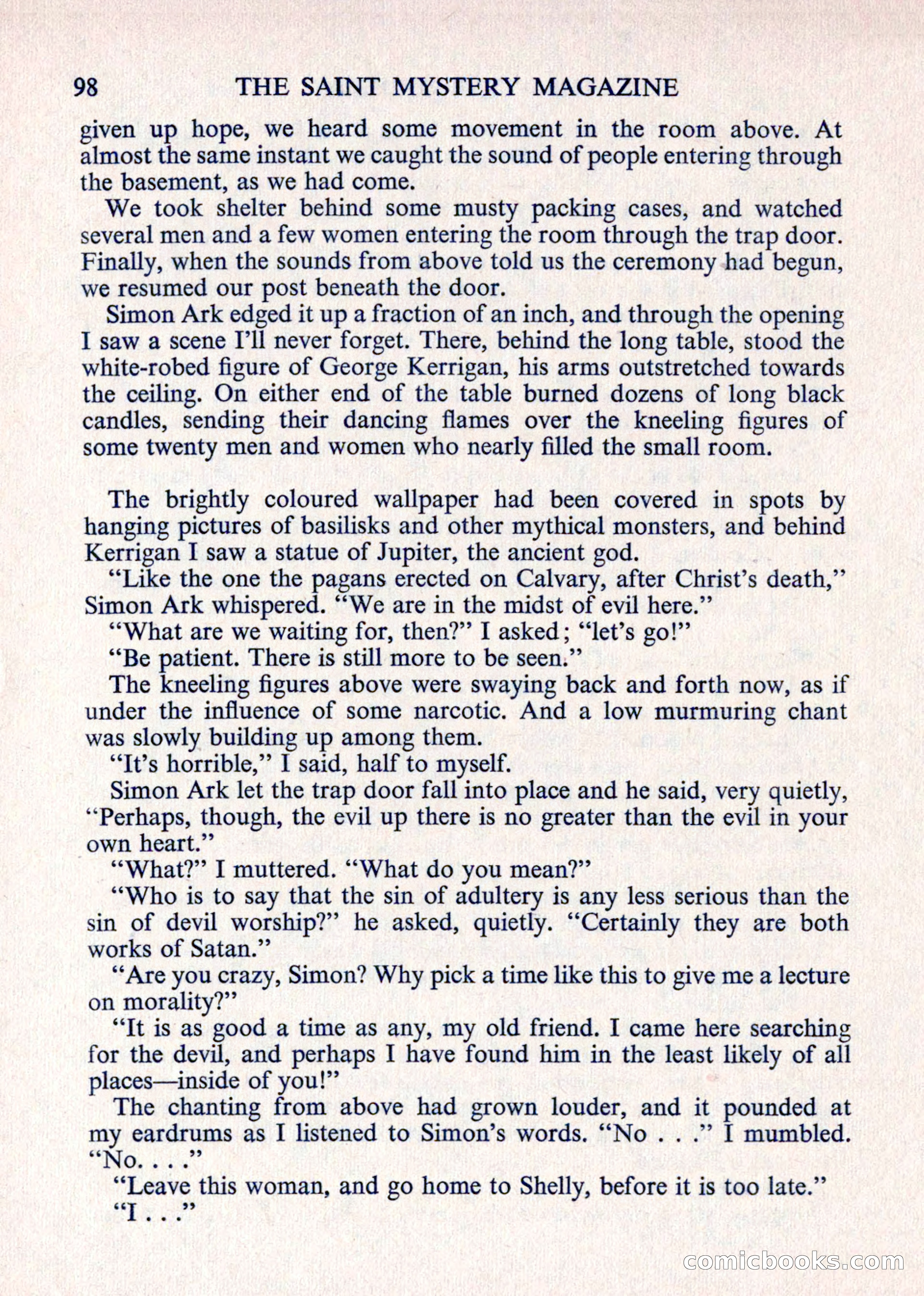 The Saint Mystery Magazine — page 100 of 132