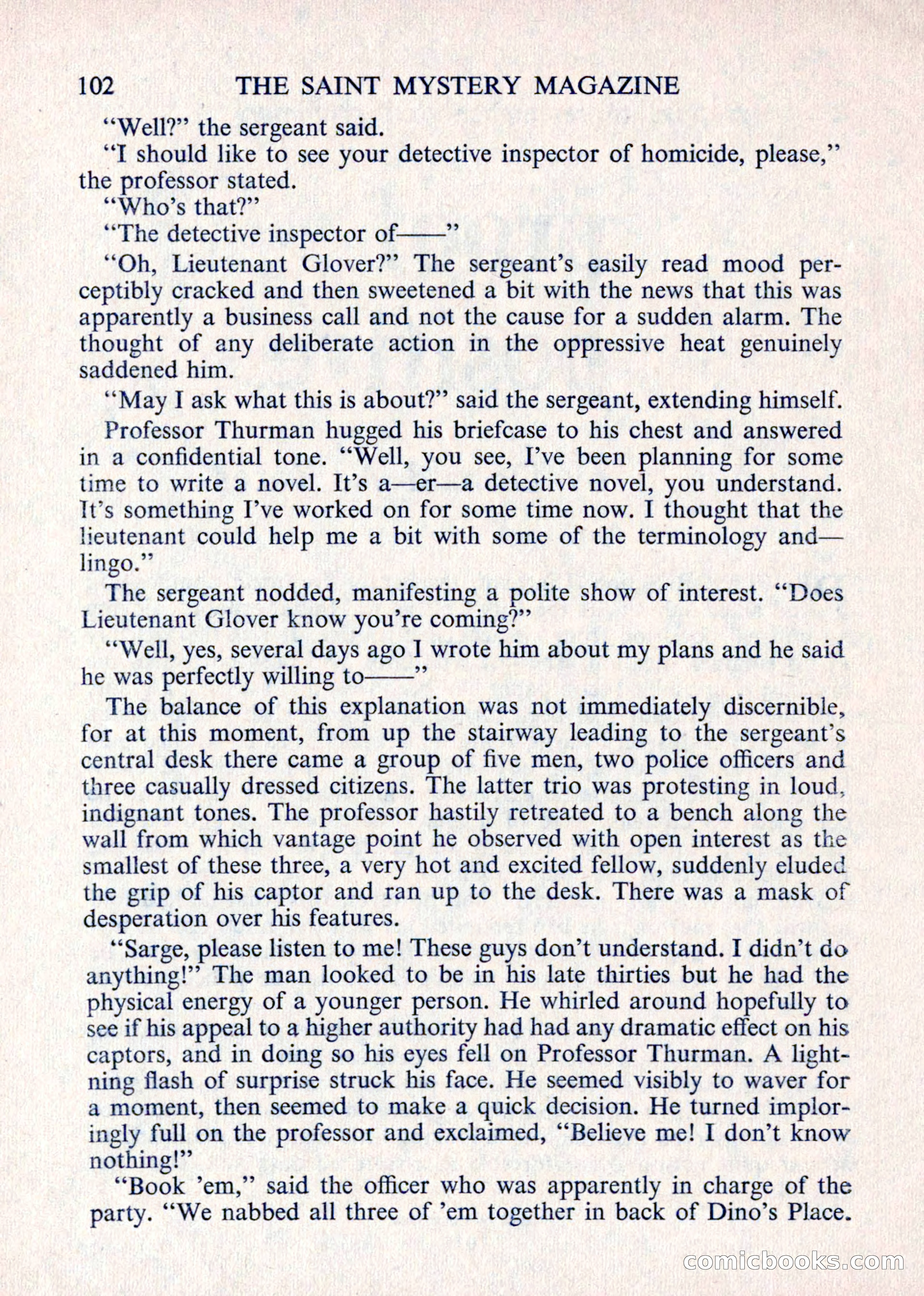 The Saint Mystery Magazine — page 104 of 132