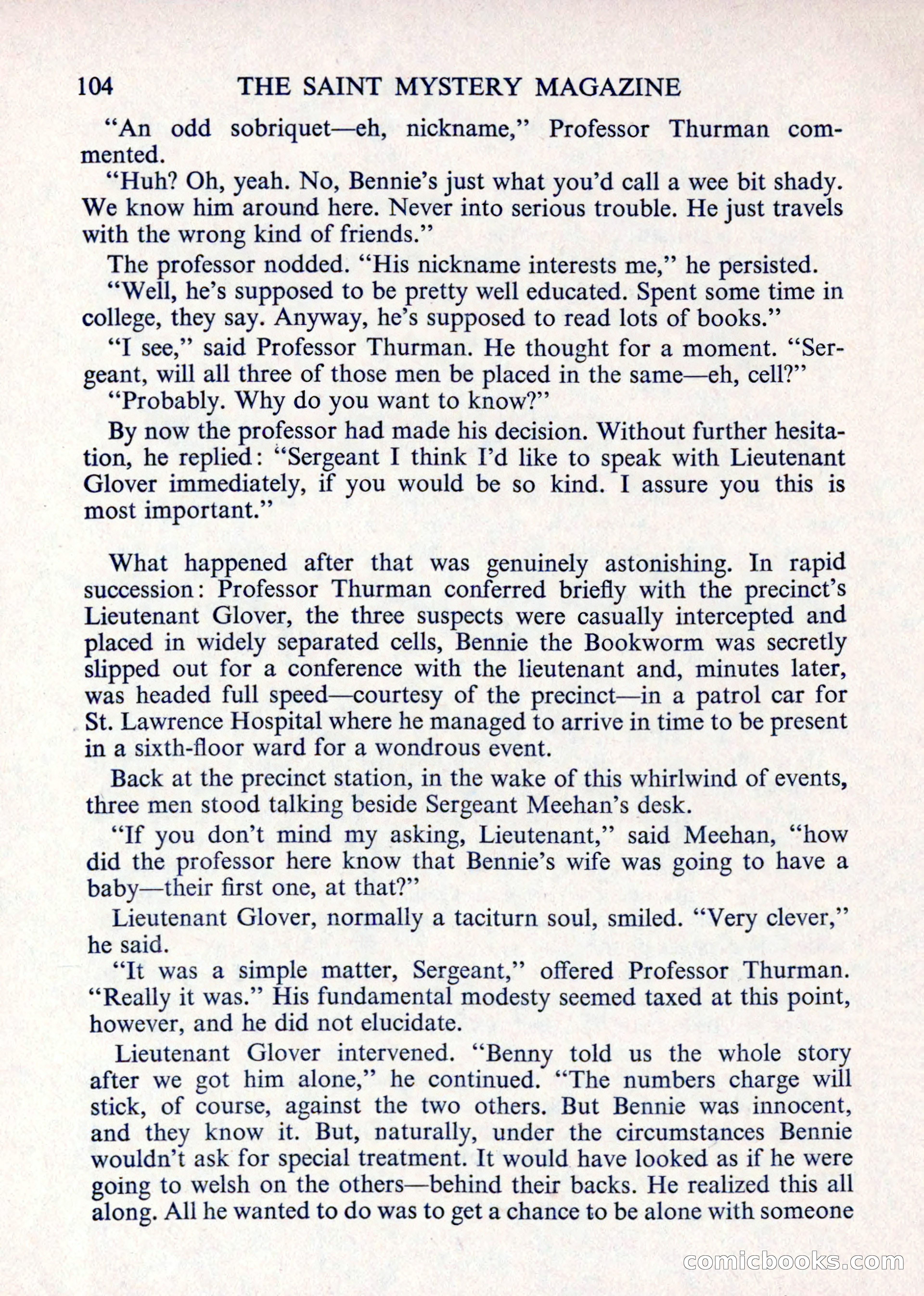 The Saint Mystery Magazine — page 106 of 132