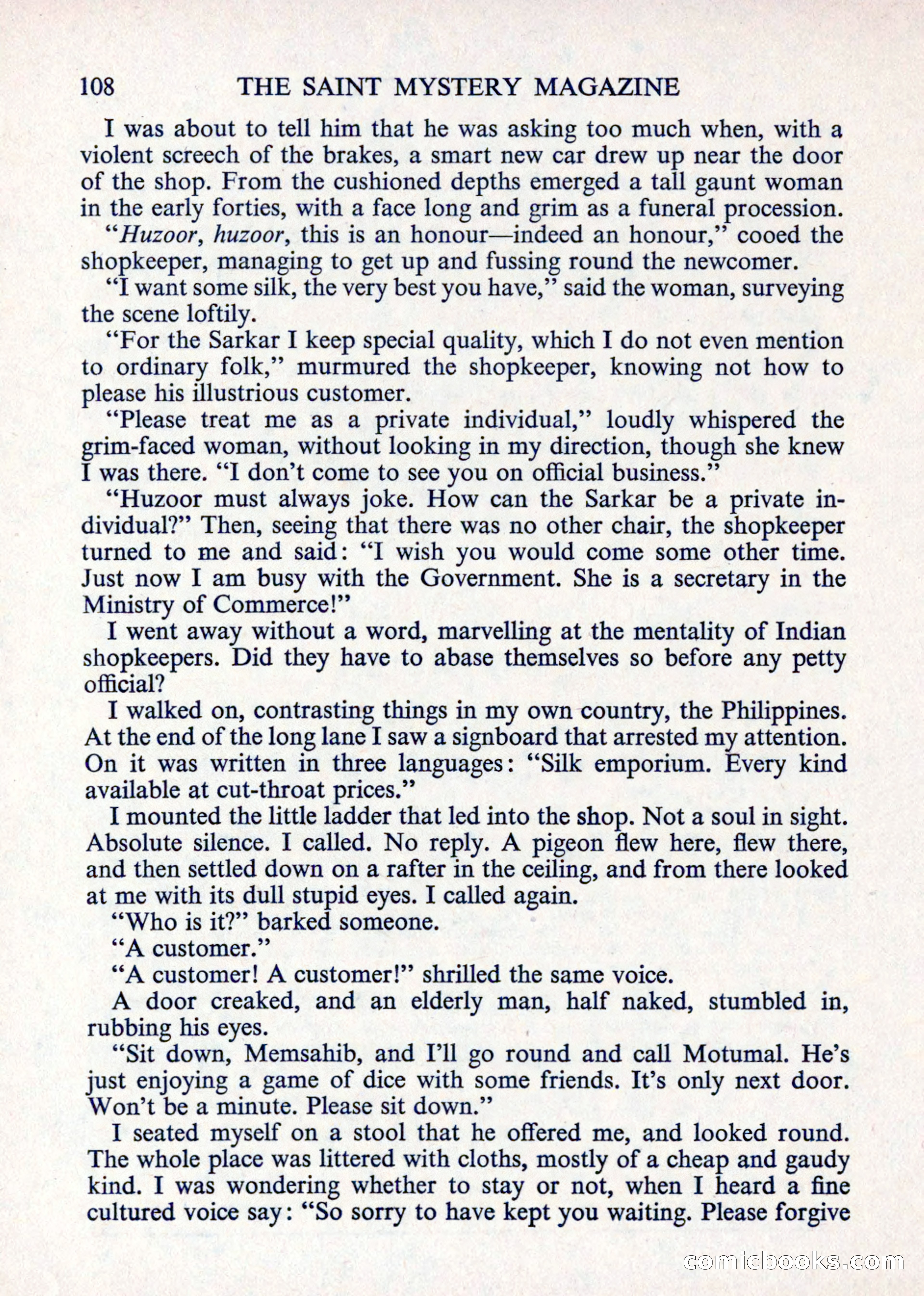The Saint Mystery Magazine — page 110 of 132