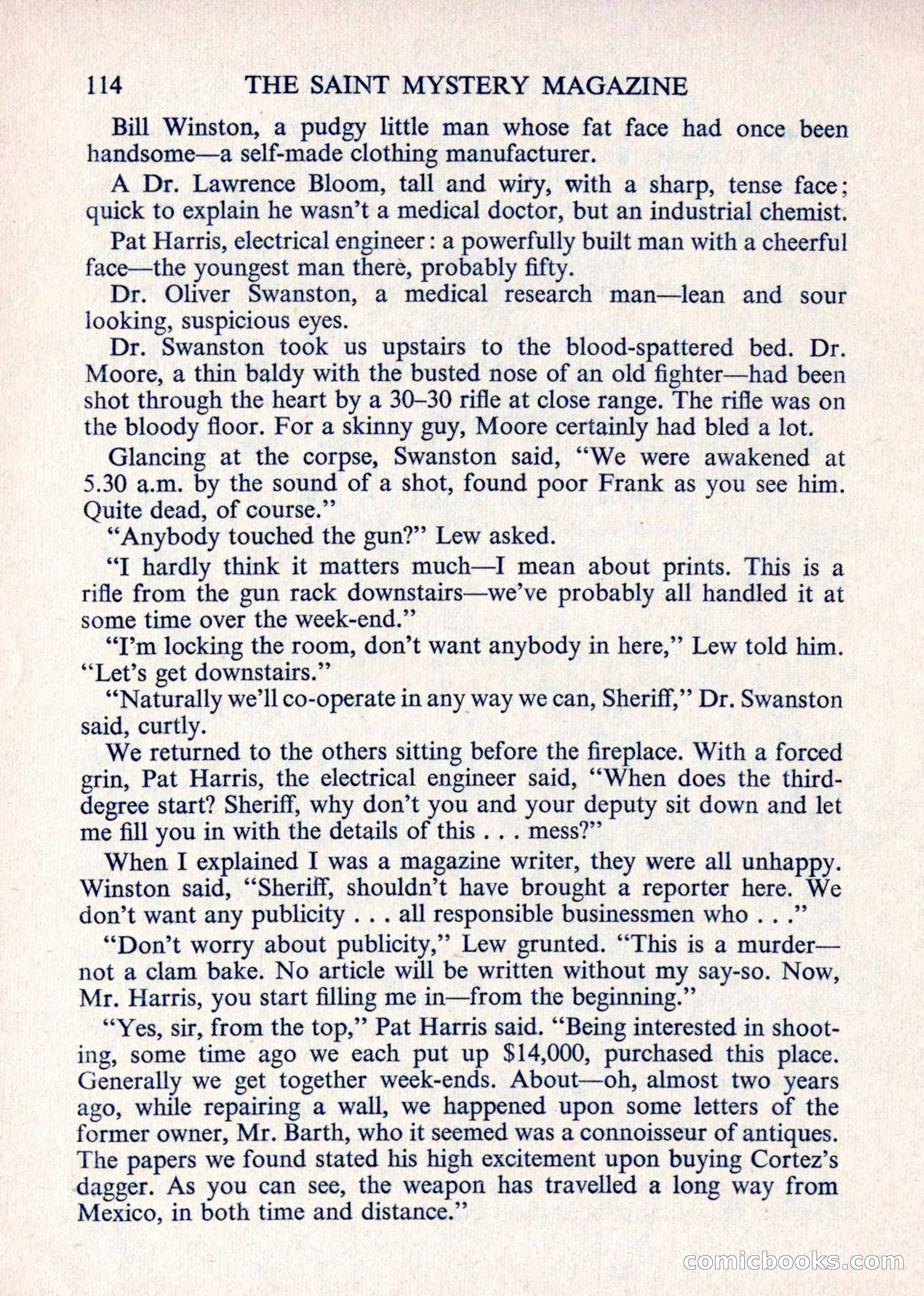 The Saint Mystery Magazine — page 116 of 132