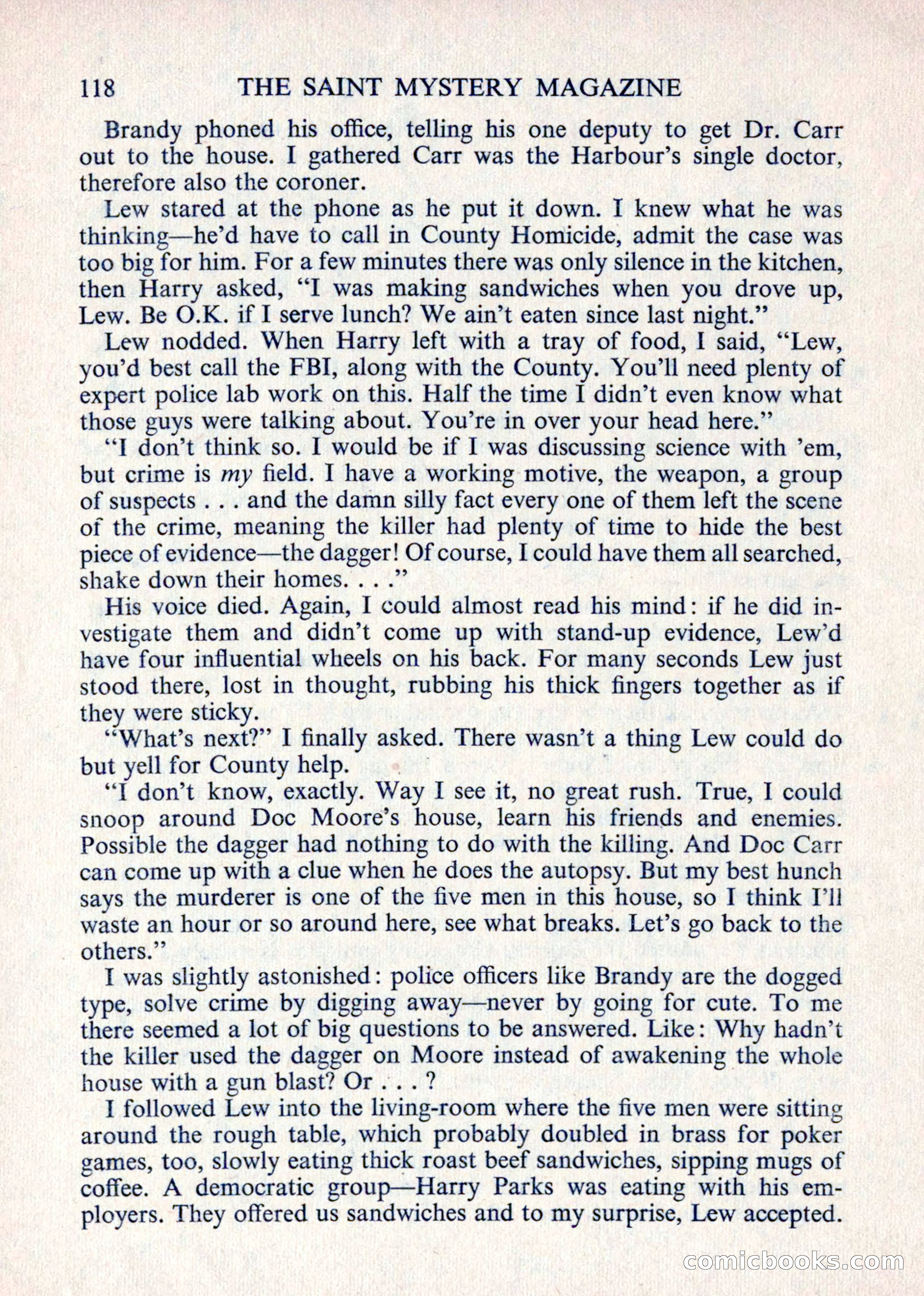 The Saint Mystery Magazine — page 120 of 132