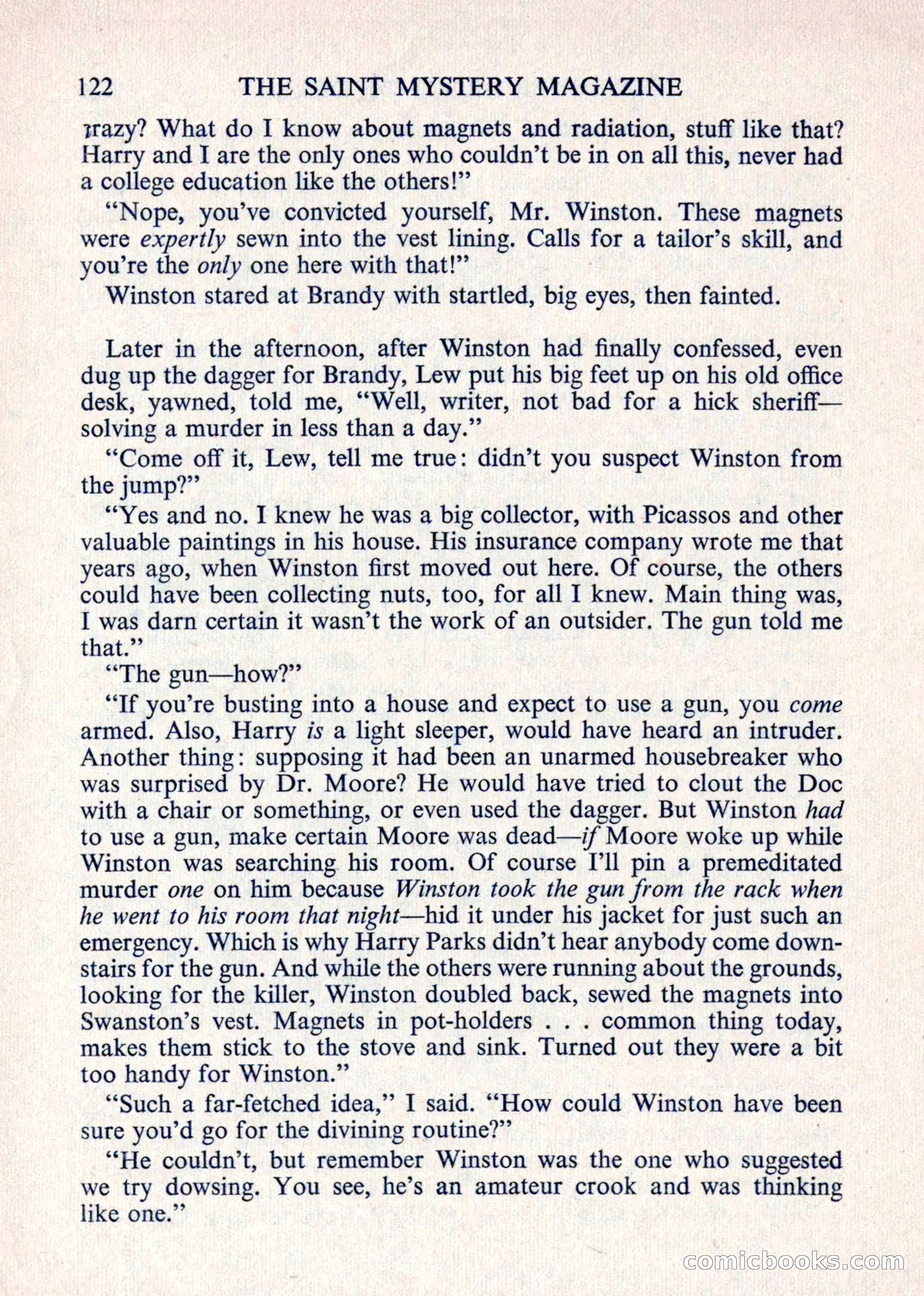The Saint Mystery Magazine — page 124 of 132