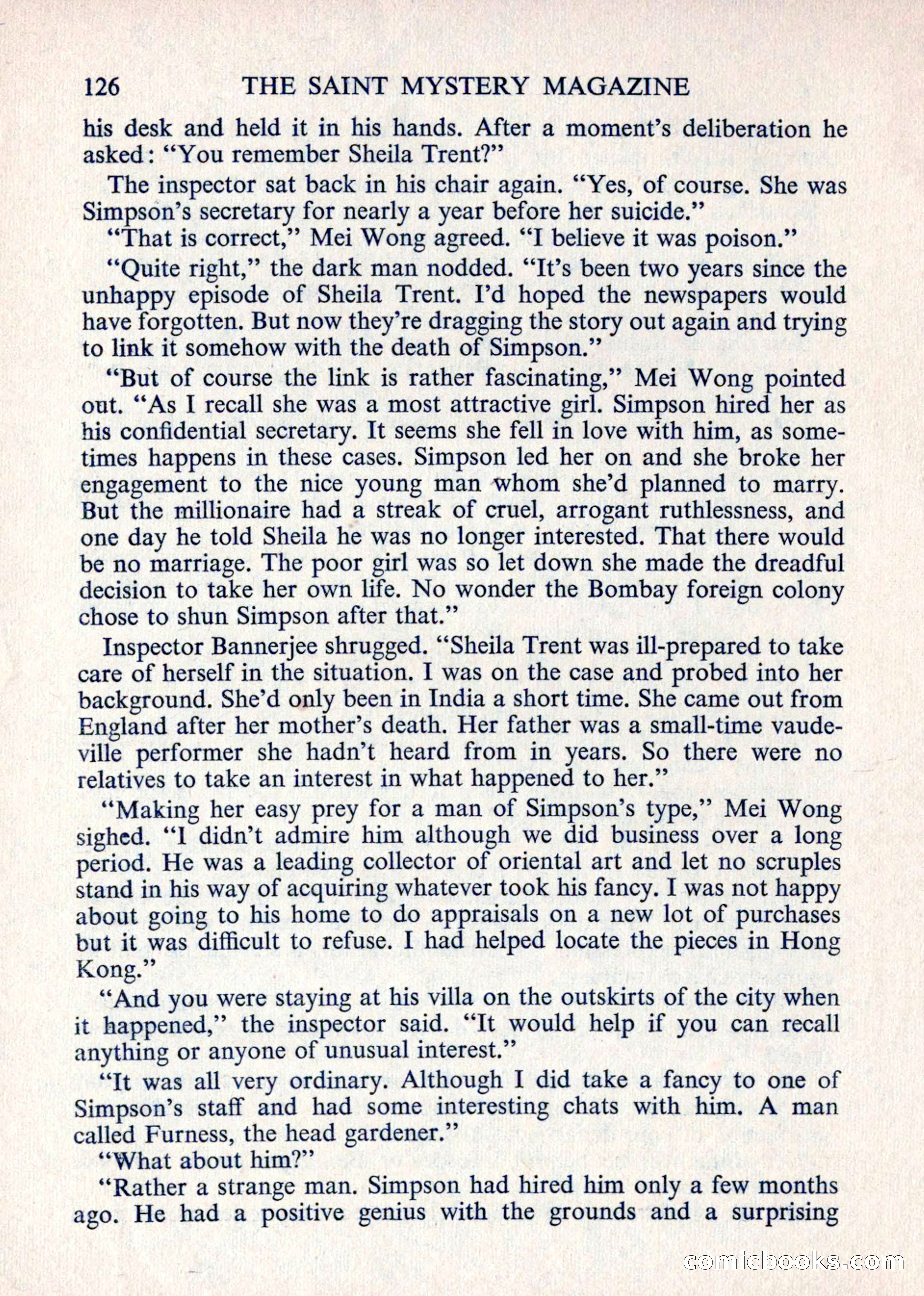 The Saint Mystery Magazine — page 128 of 132