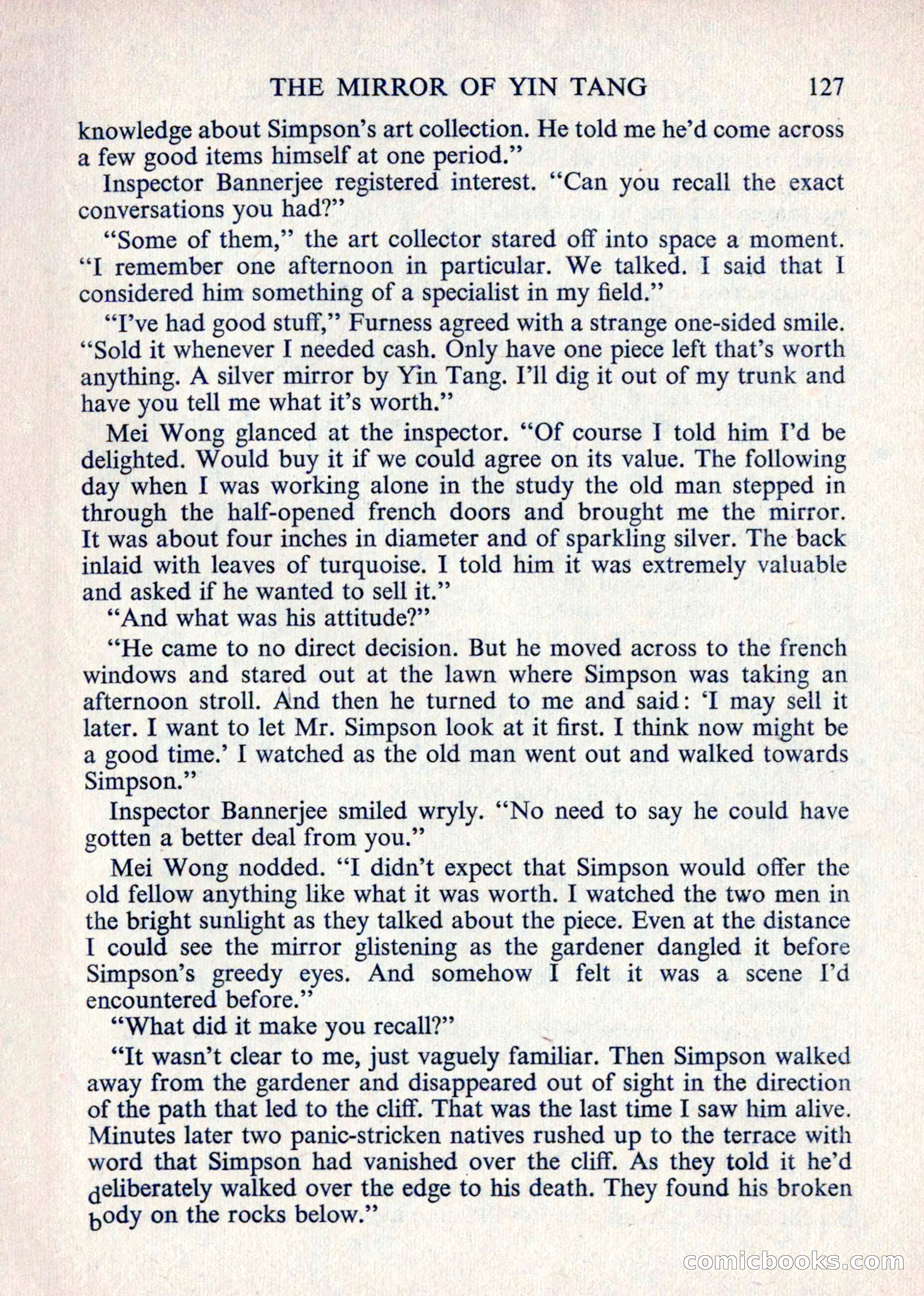 The Saint Mystery Magazine — page 129 of 132