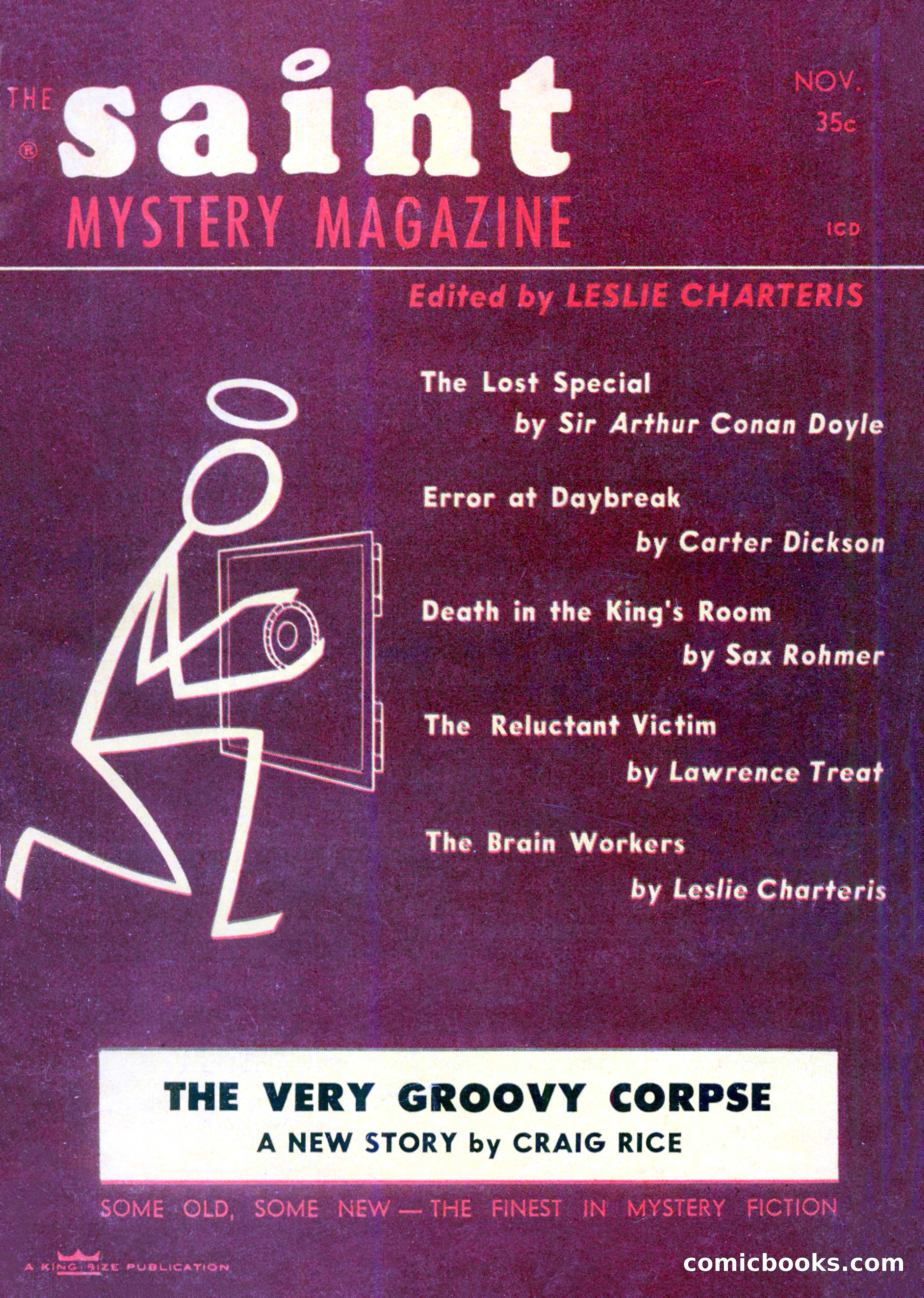 The Saint Mystery Magazine, November 1958 — page 1 of 132
