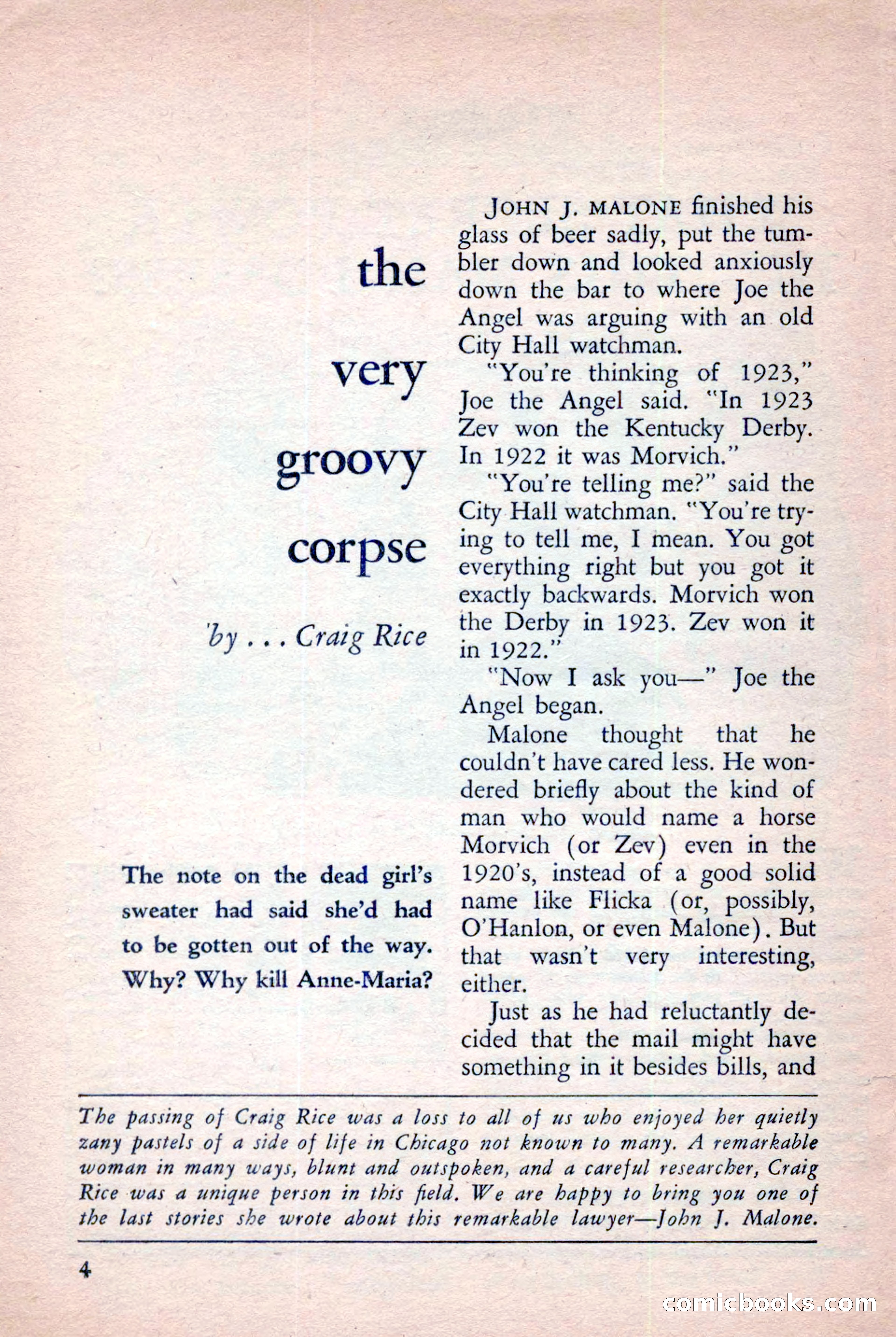 The Saint Mystery Magazine, November 1958 — page 6 of 132
