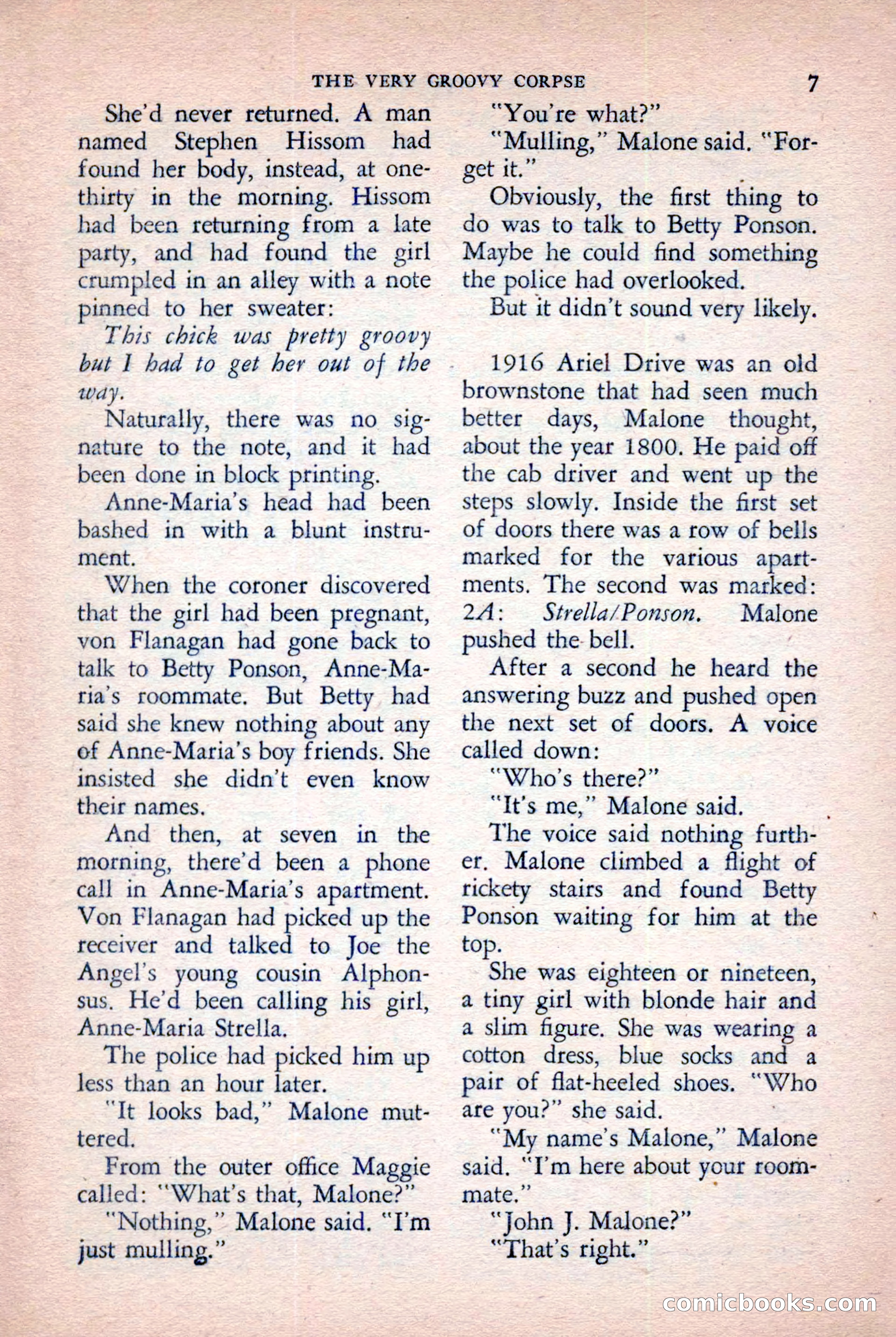 The Saint Mystery Magazine, November 1958 — page 9 of 132