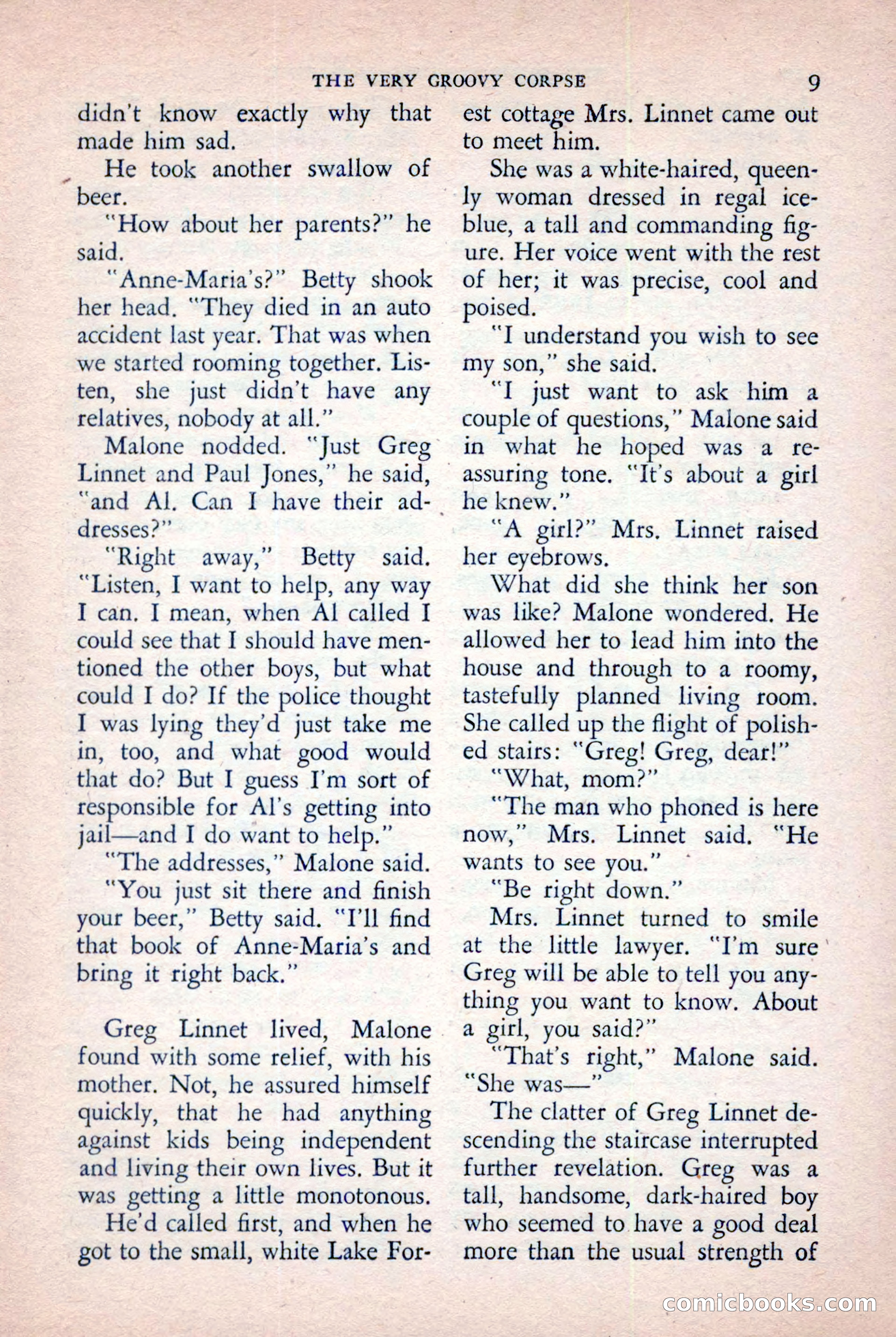 The Saint Mystery Magazine, November 1958 — page 11 of 132