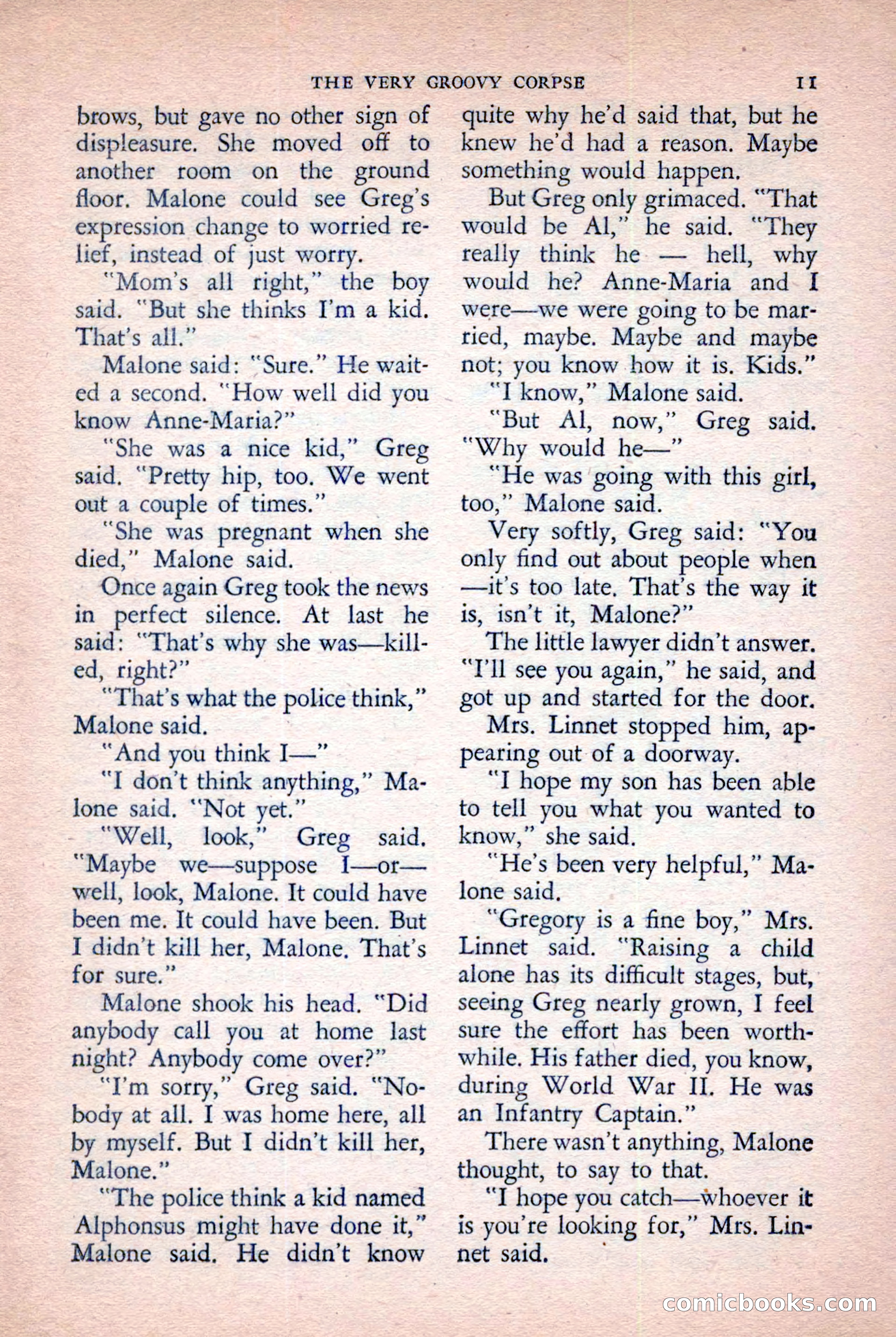 The Saint Mystery Magazine, November 1958 — page 13 of 132