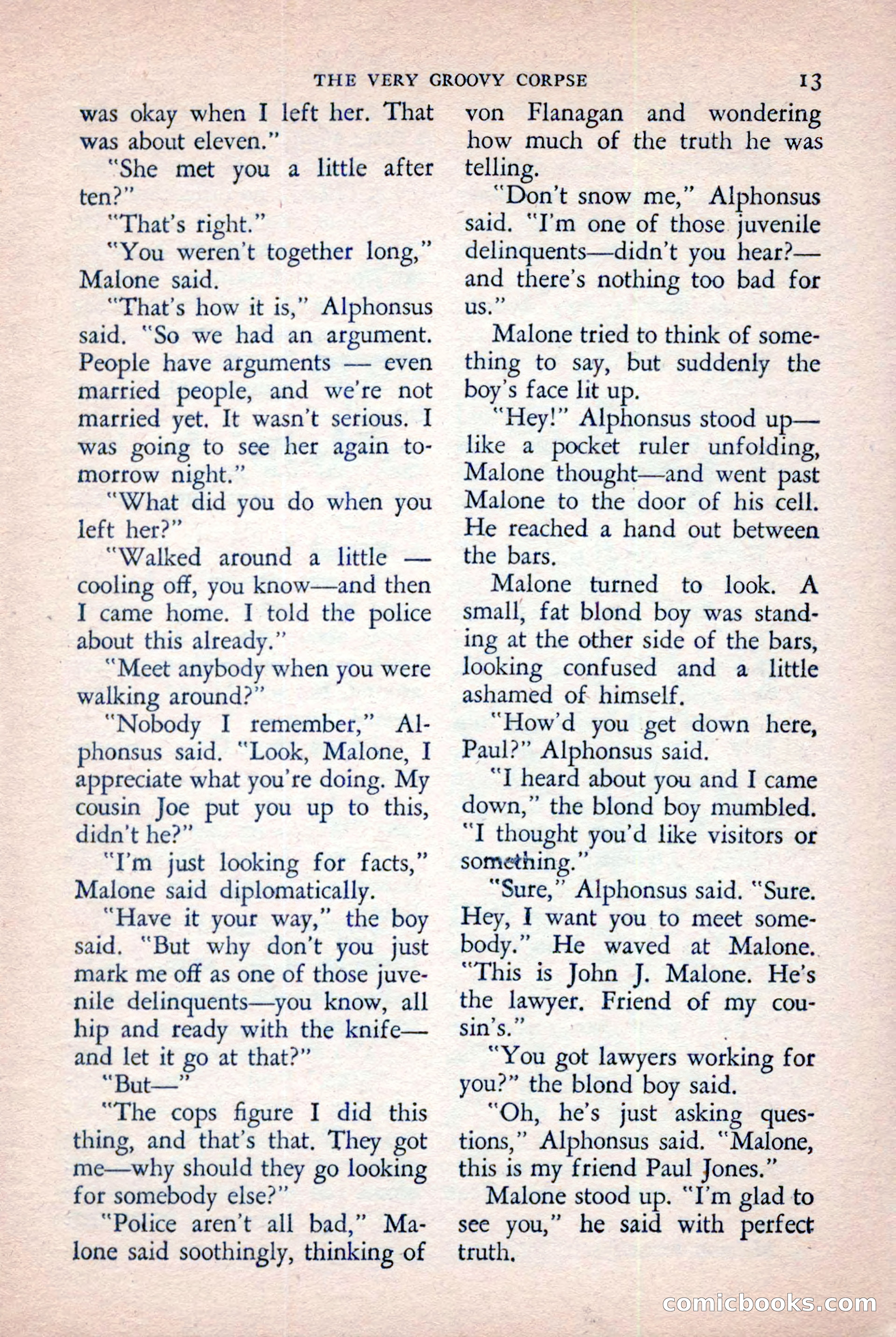 The Saint Mystery Magazine, November 1958 — page 15 of 132