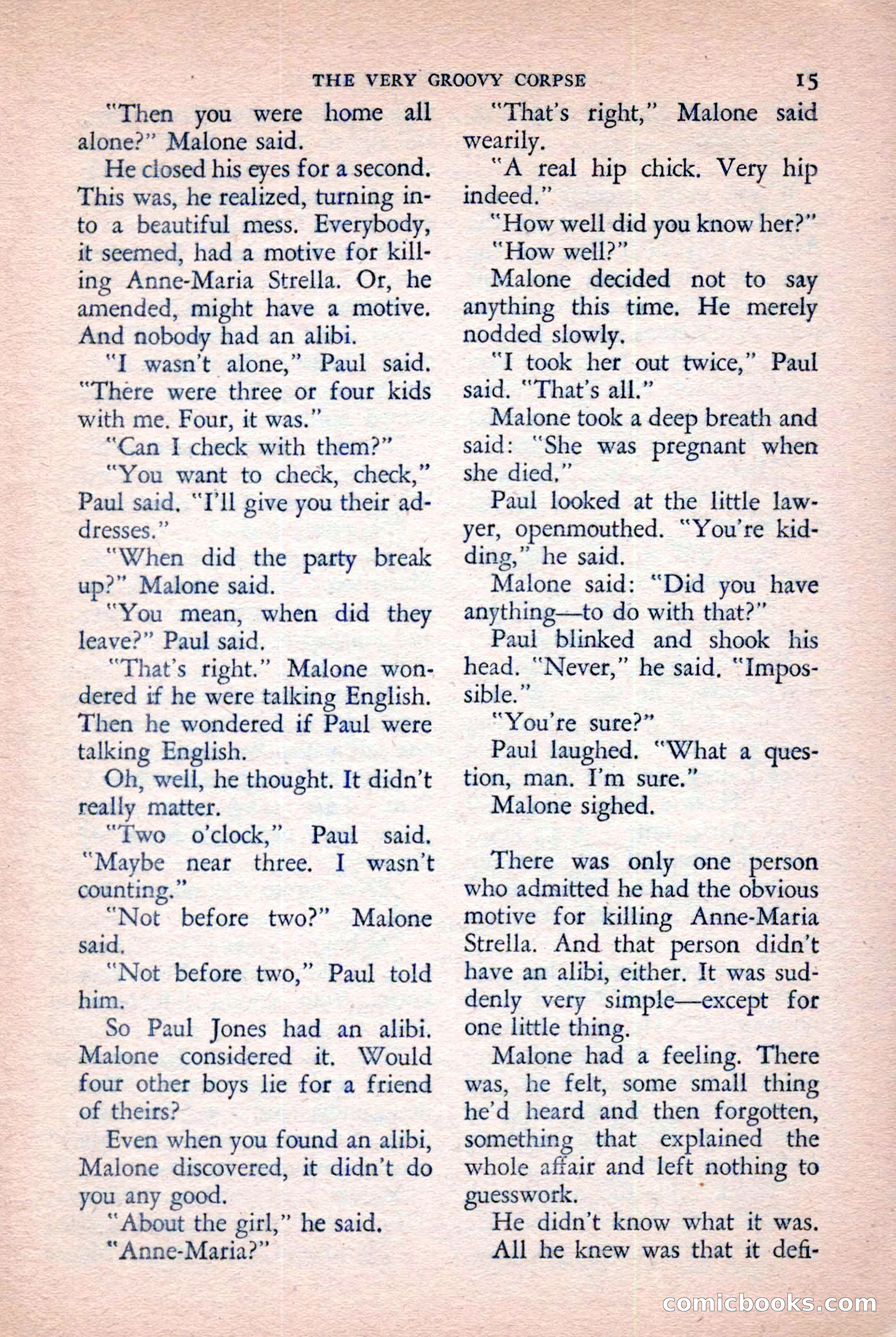The Saint Mystery Magazine, November 1958 — page 17 of 132