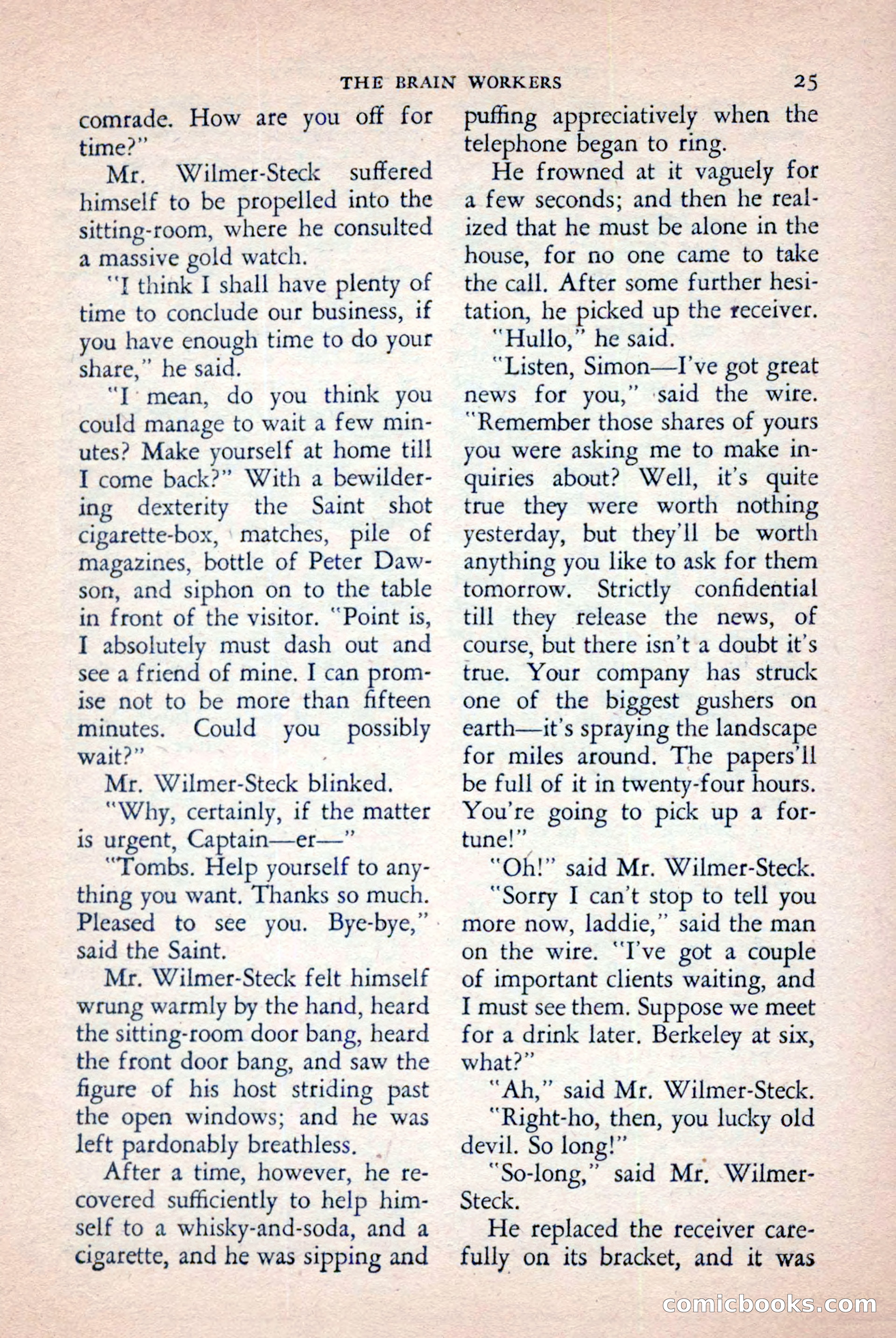 The Saint Mystery Magazine, November 1958 — page 27 of 132