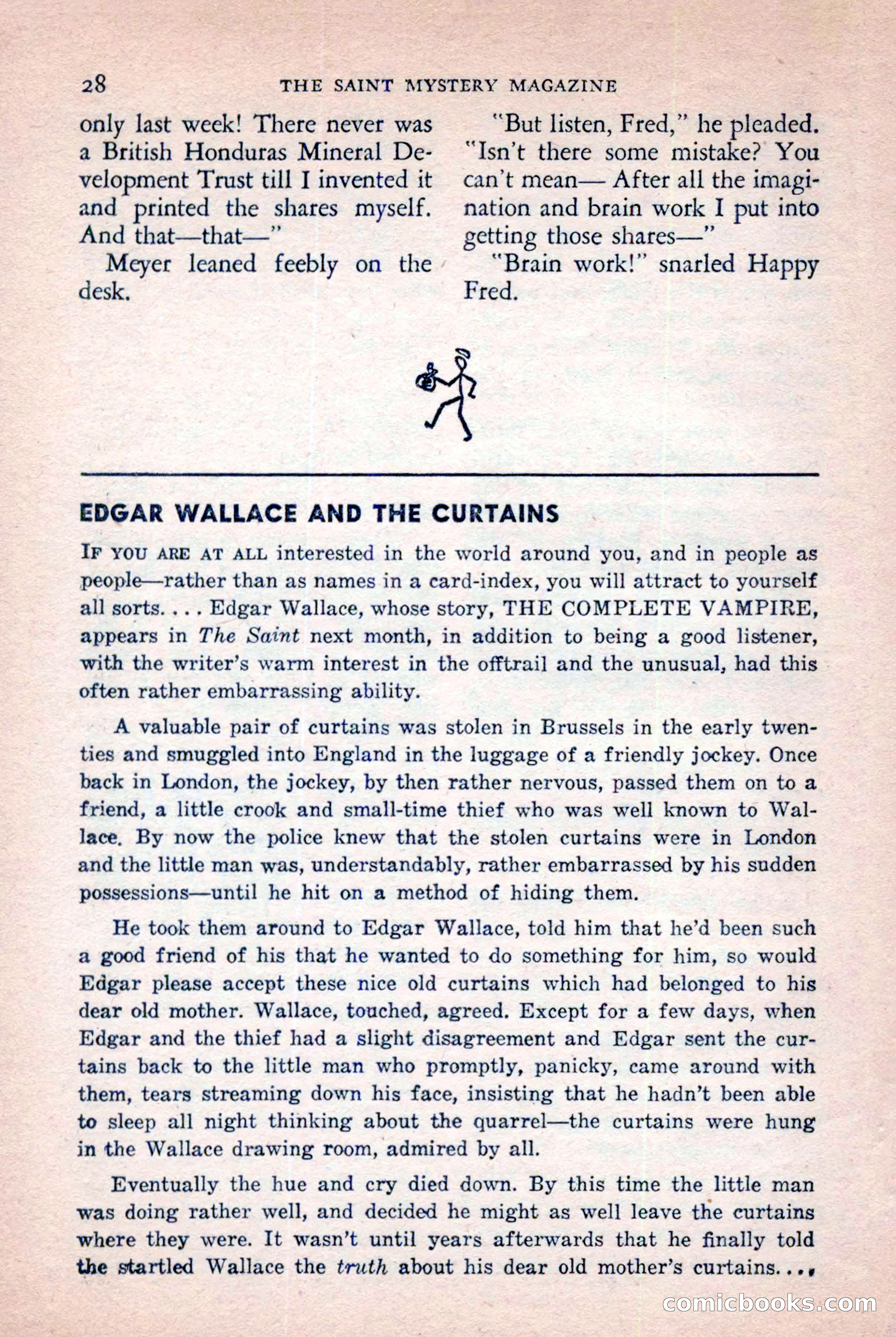 The Saint Mystery Magazine, November 1958 — page 30 of 132