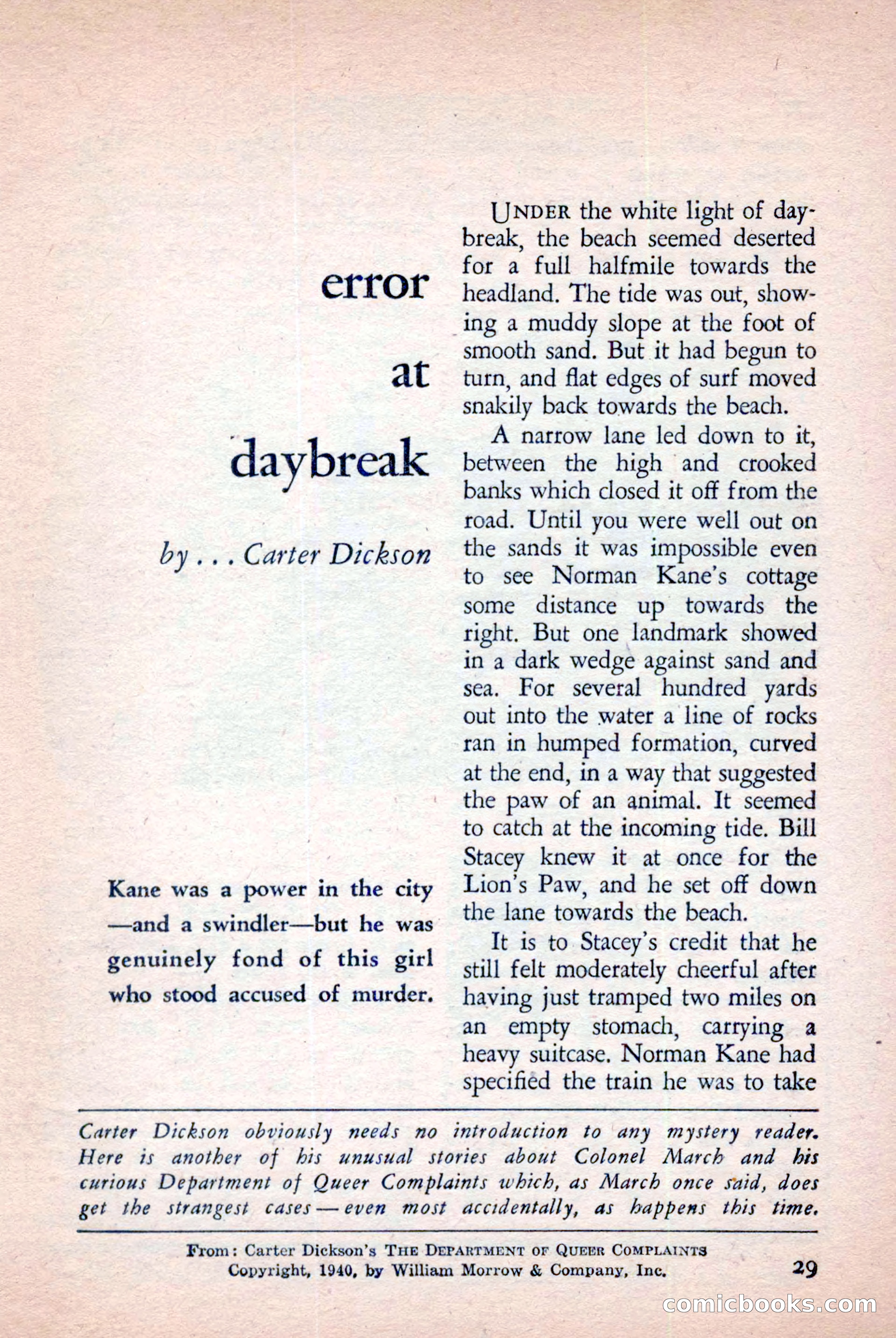 The Saint Mystery Magazine, November 1958 — page 31 of 132