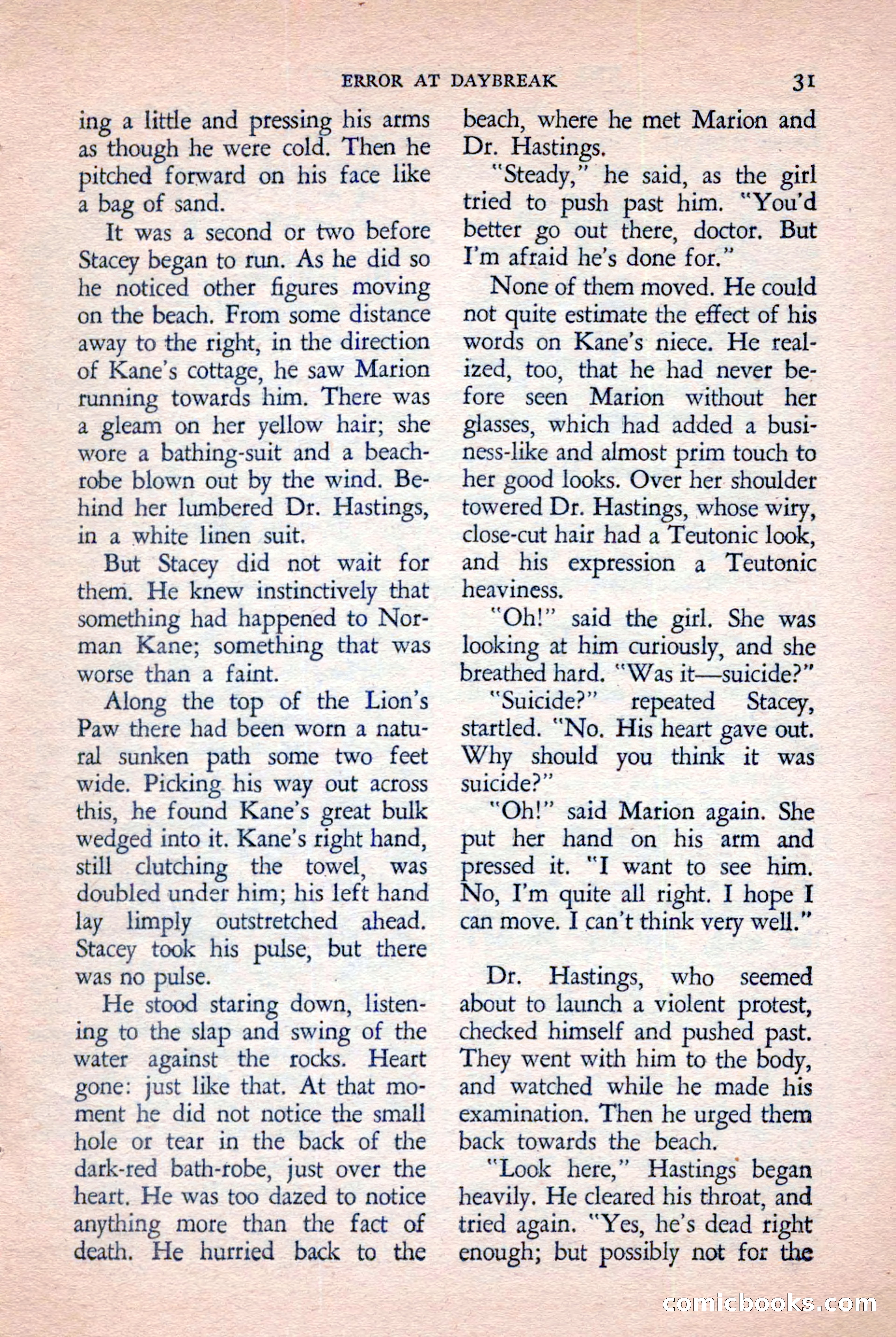 The Saint Mystery Magazine, November 1958 — page 33 of 132