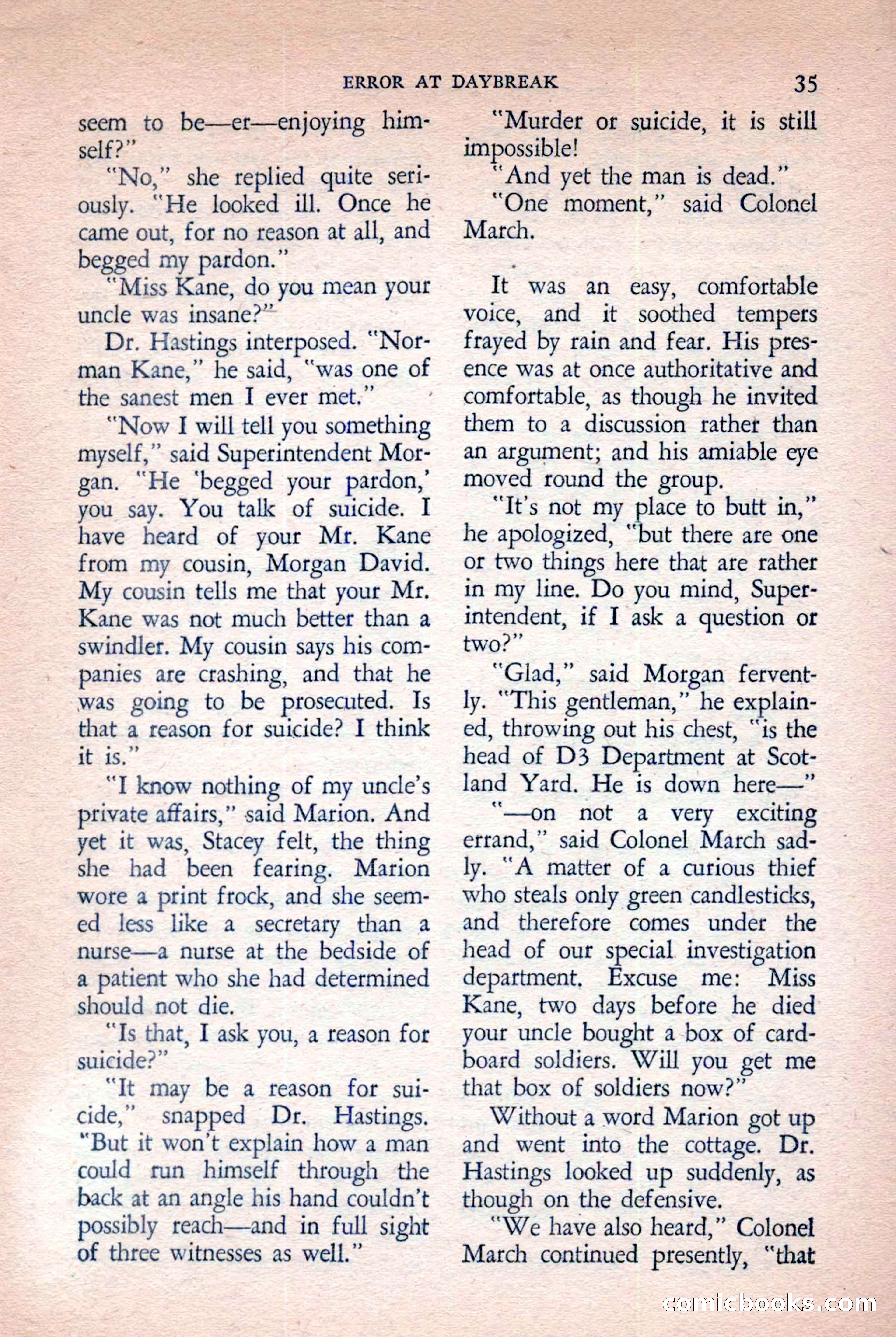 The Saint Mystery Magazine, November 1958 — page 37 of 132