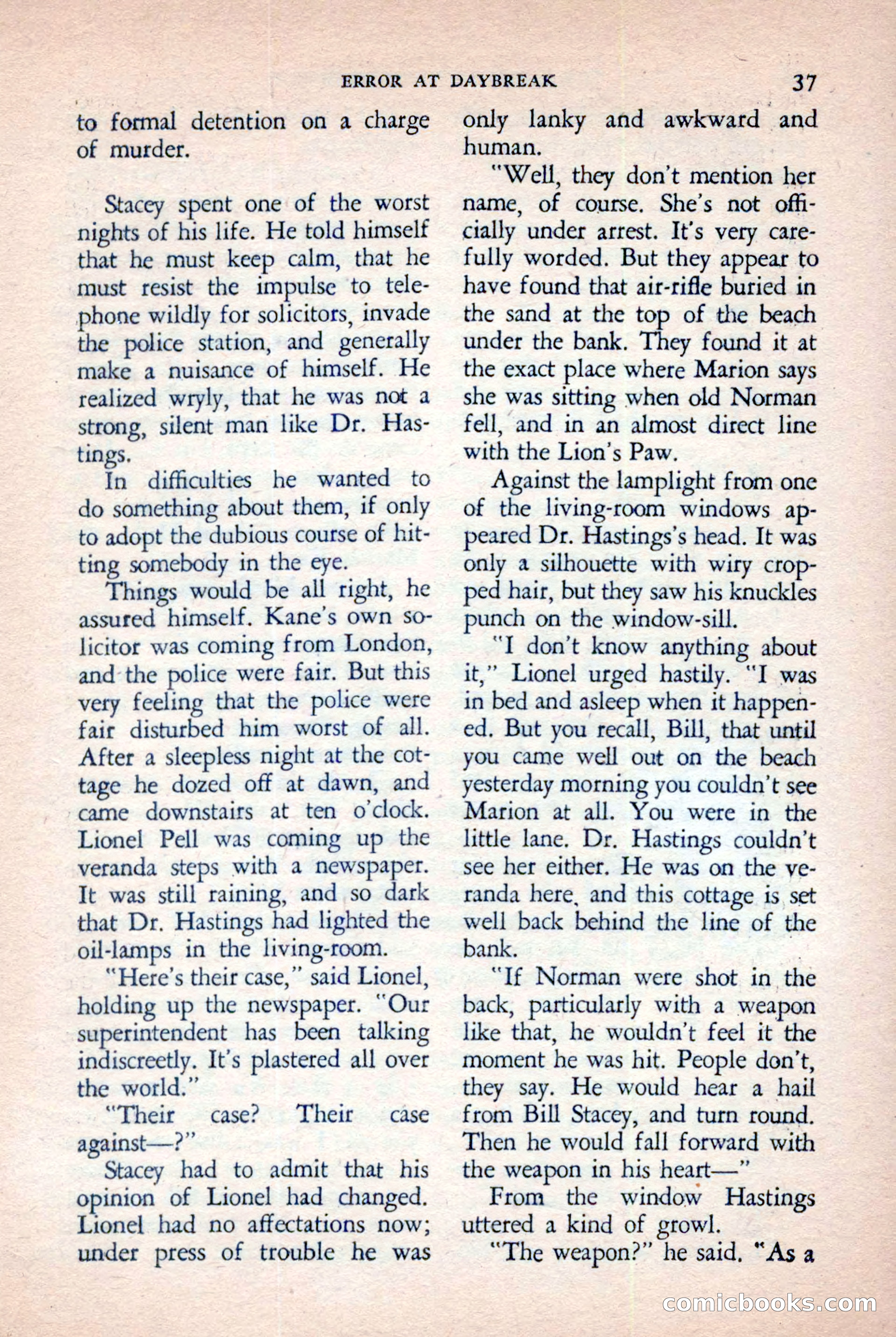 The Saint Mystery Magazine, November 1958 — page 39 of 132