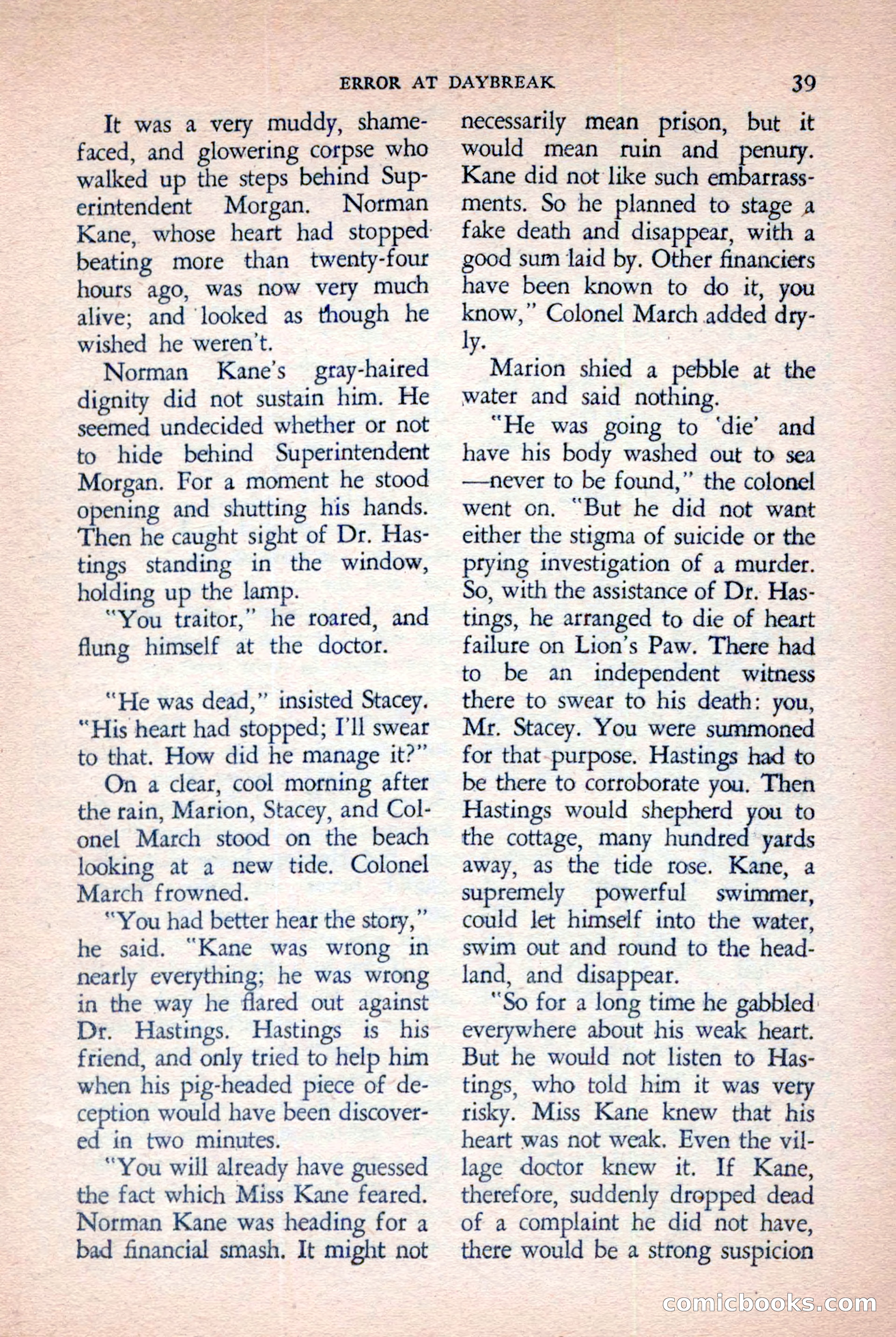 The Saint Mystery Magazine, November 1958 — page 41 of 132