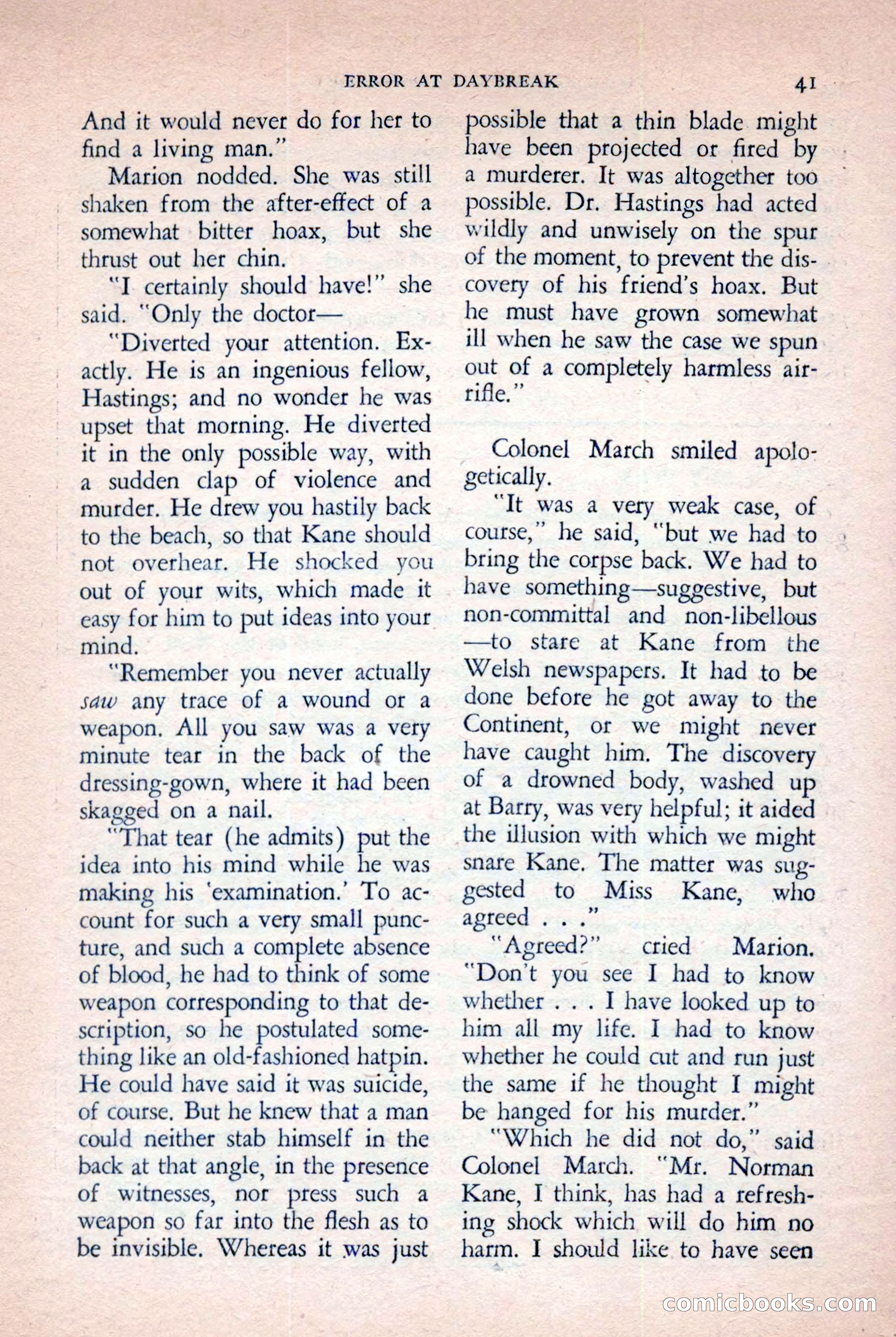 The Saint Mystery Magazine, November 1958 — page 43 of 132
