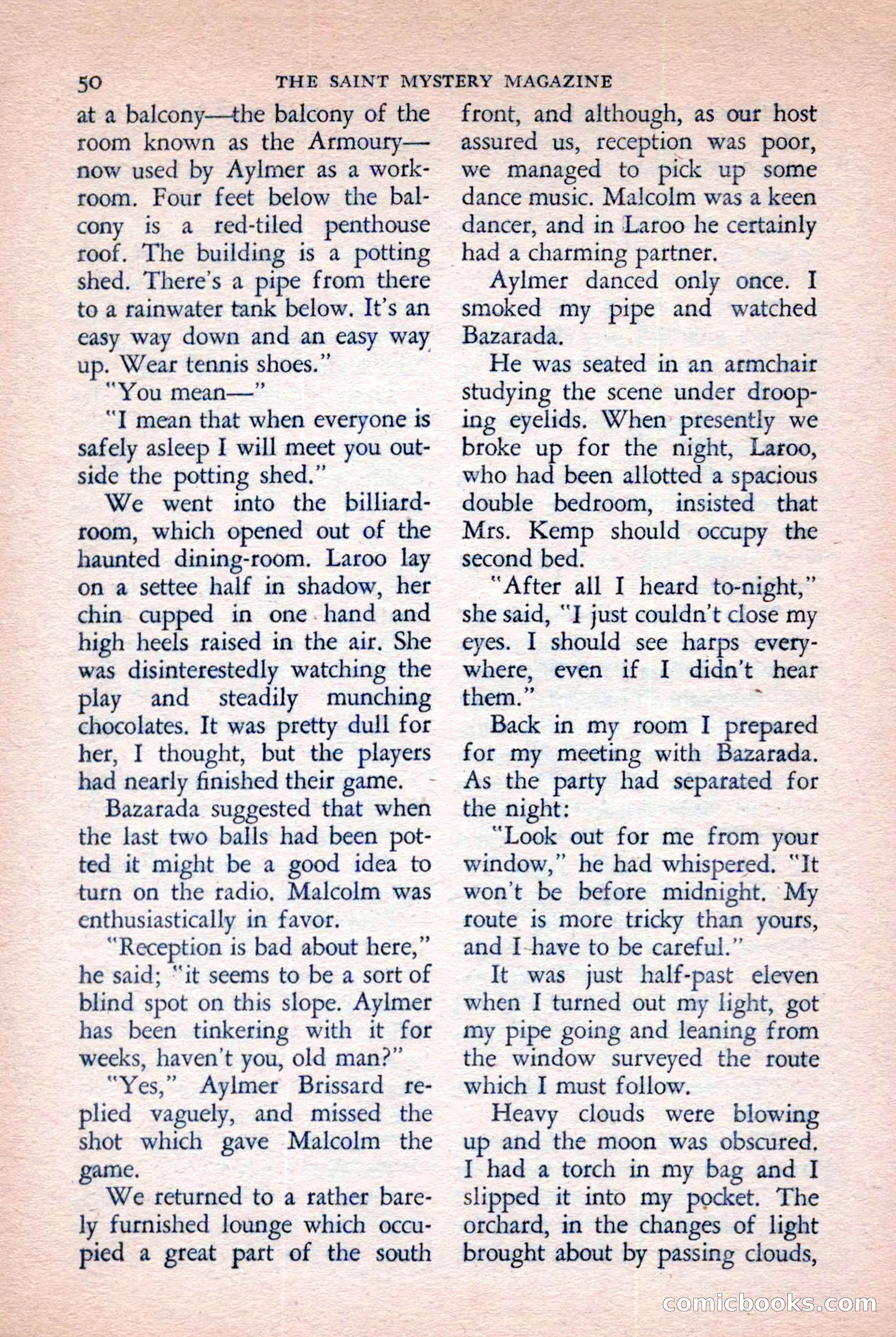 The Saint Mystery Magazine, November 1958 — page 52 of 132