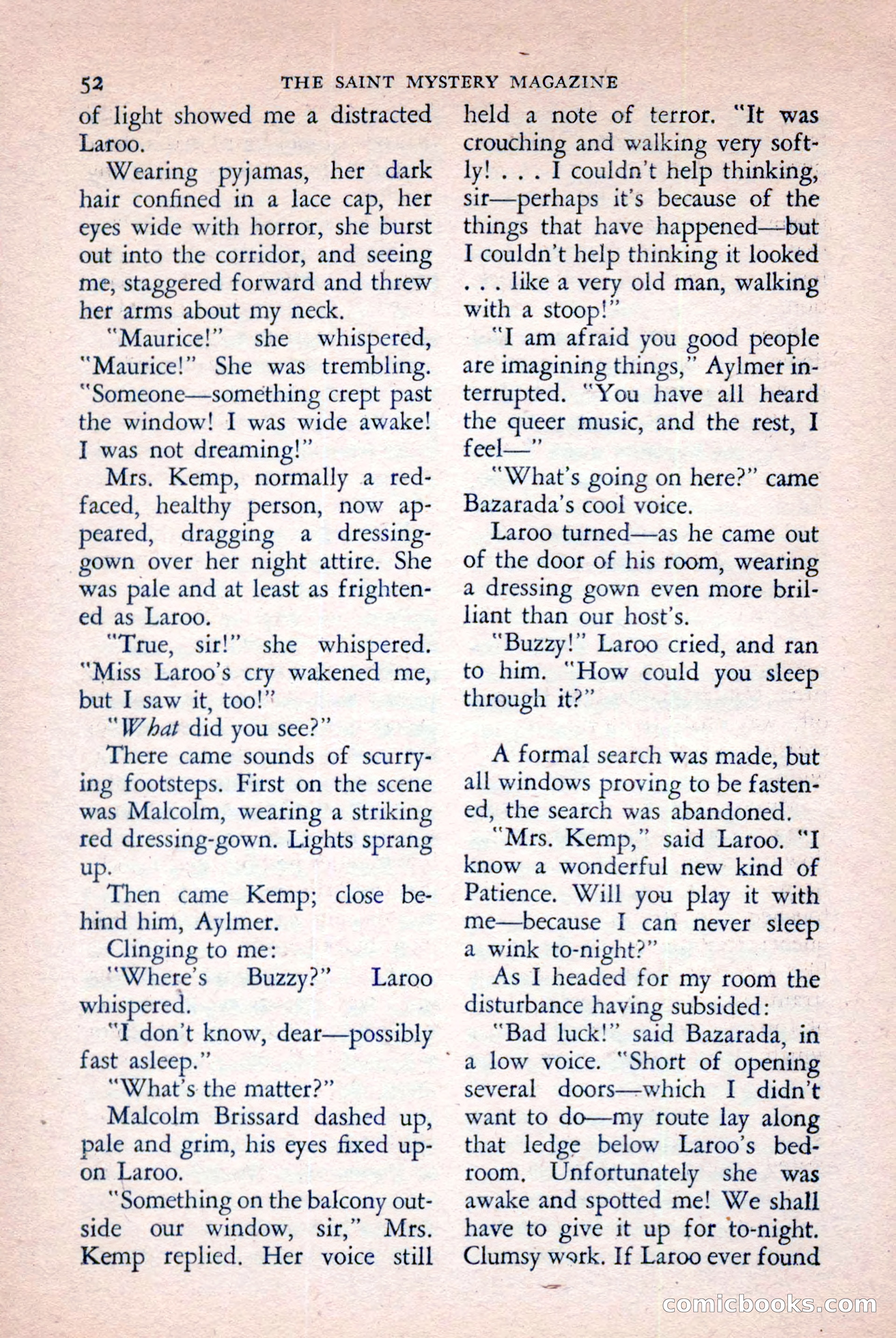 The Saint Mystery Magazine, November 1958 — page 54 of 132