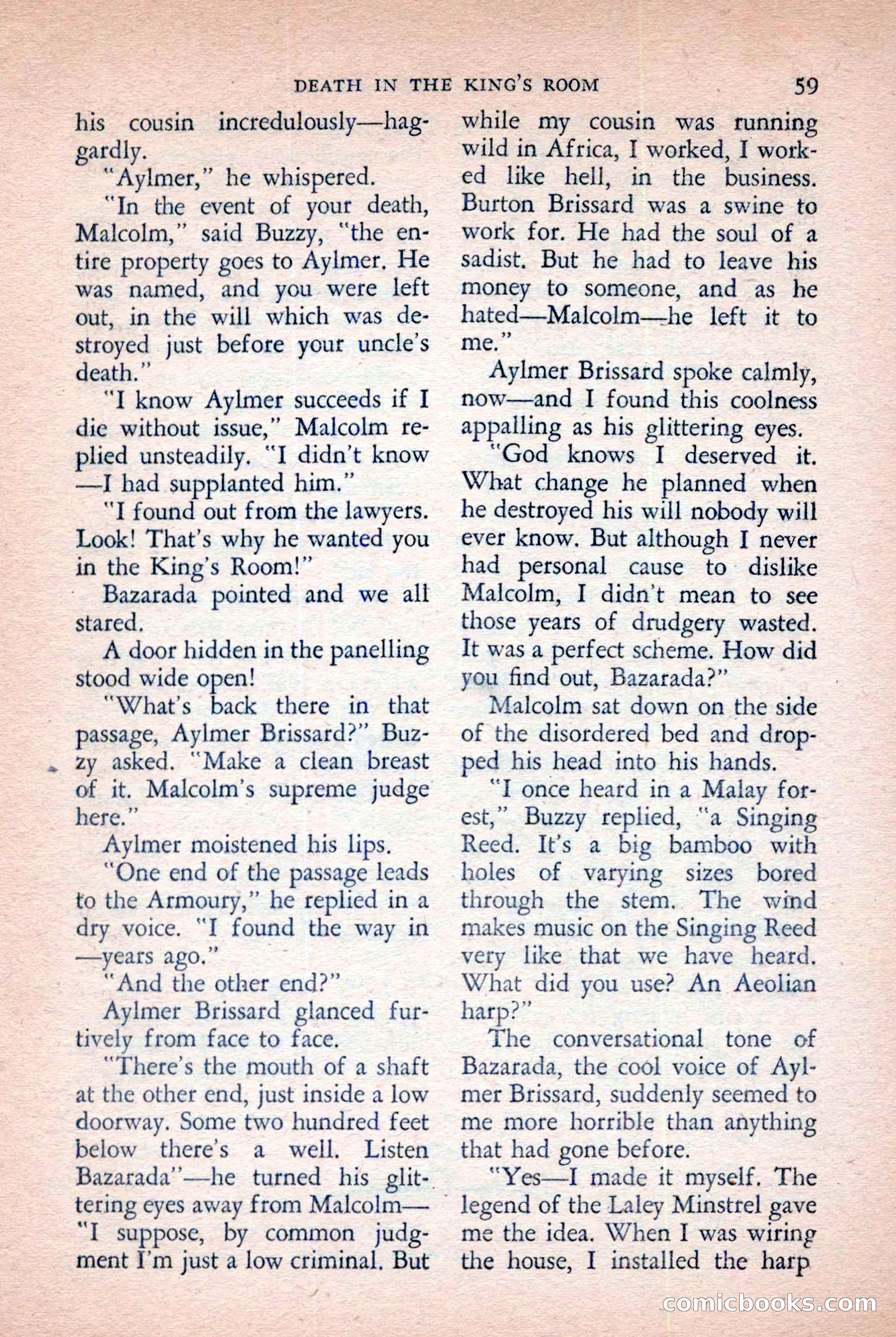 The Saint Mystery Magazine, November 1958 — page 61 of 132