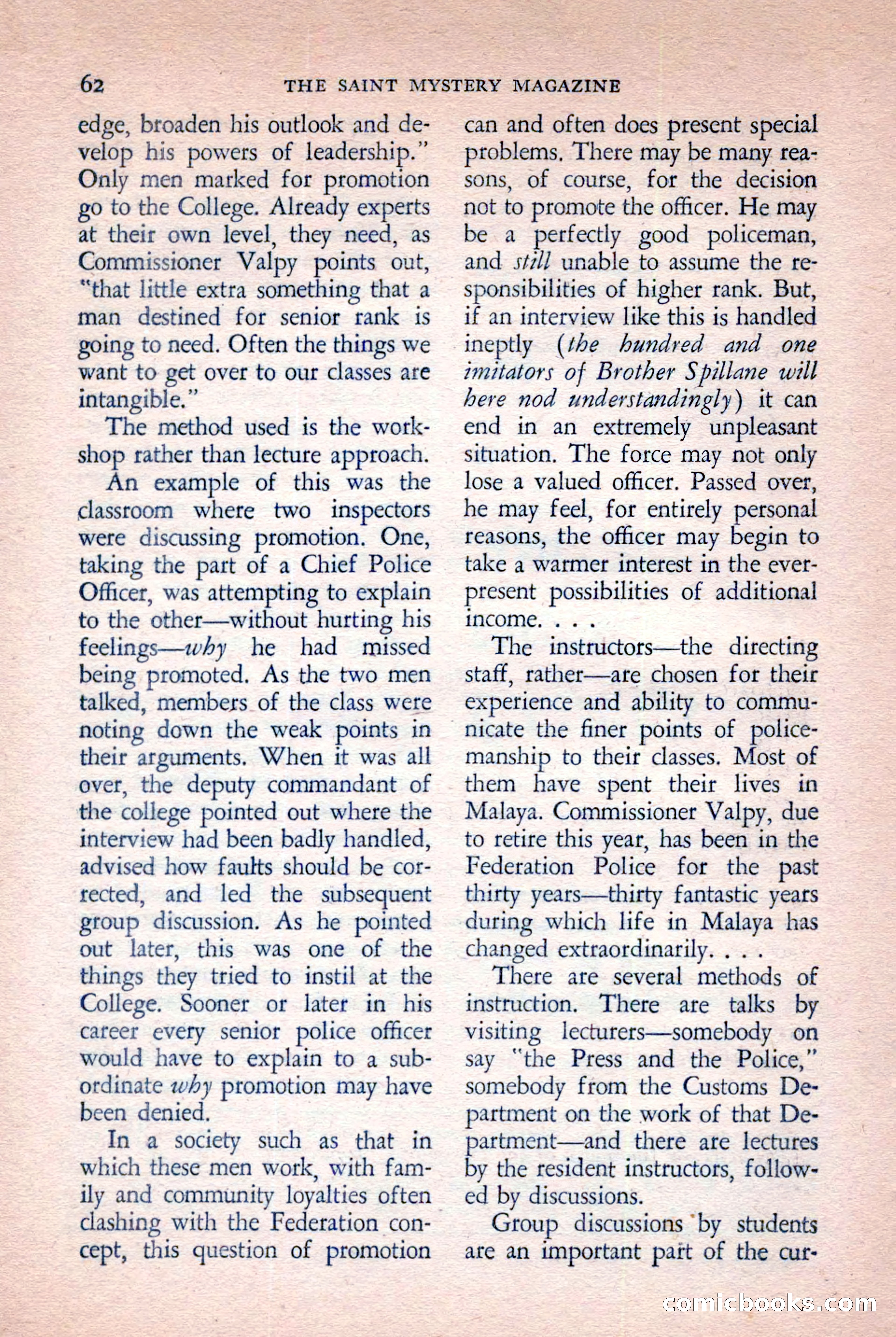 The Saint Mystery Magazine, November 1958 — page 64 of 132