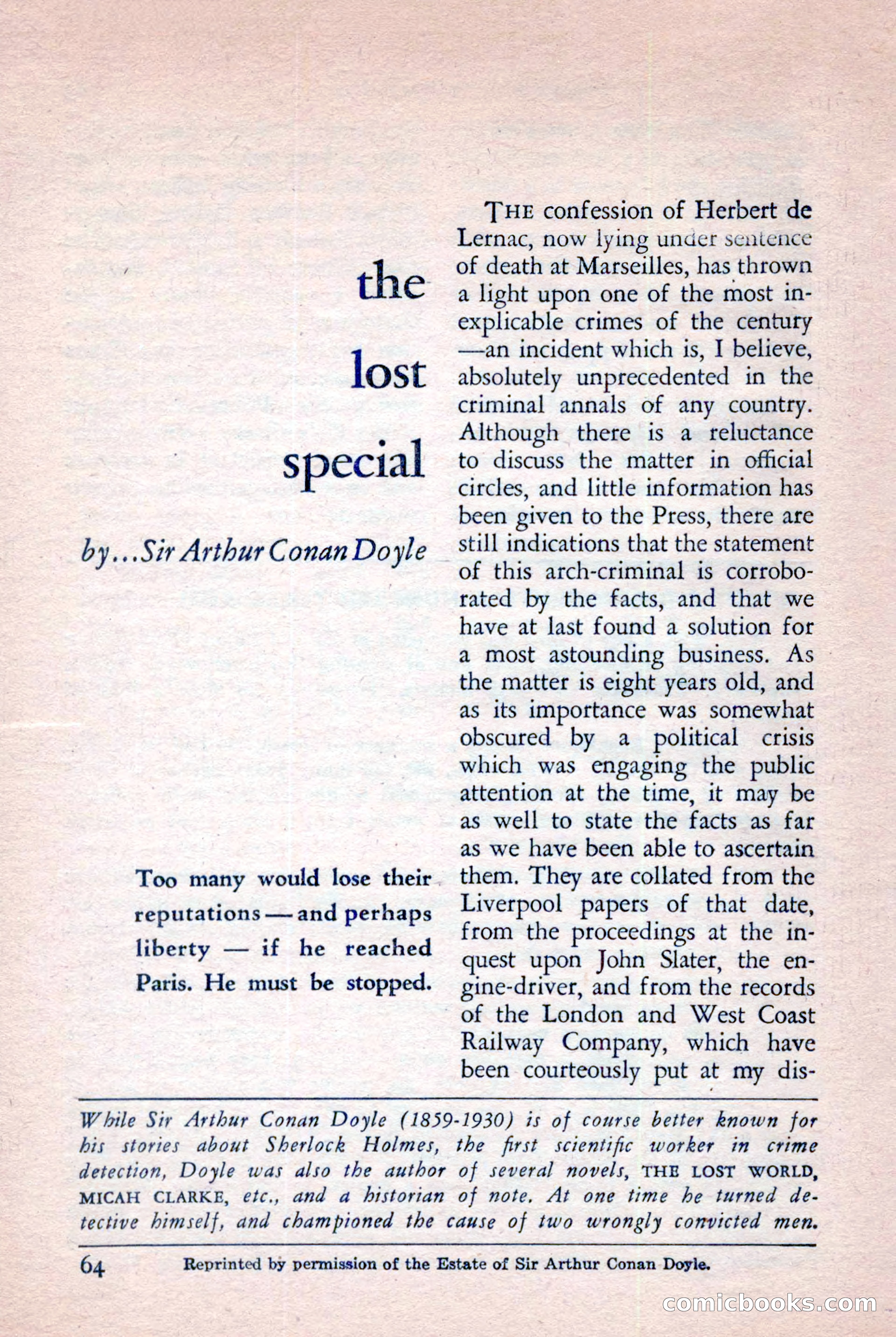 The Saint Mystery Magazine, November 1958 — page 66 of 132
