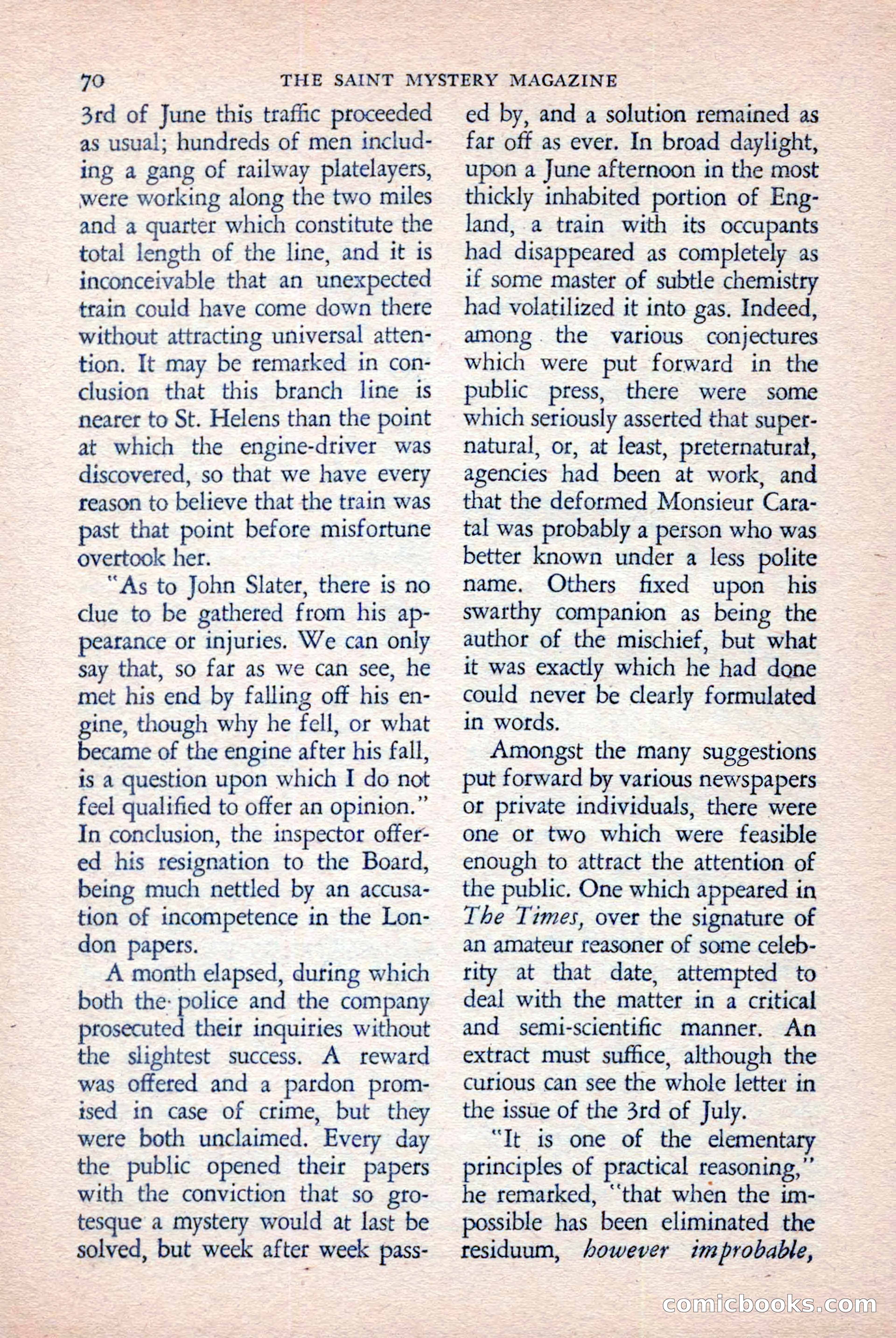The Saint Mystery Magazine, November 1958 — page 72 of 132
