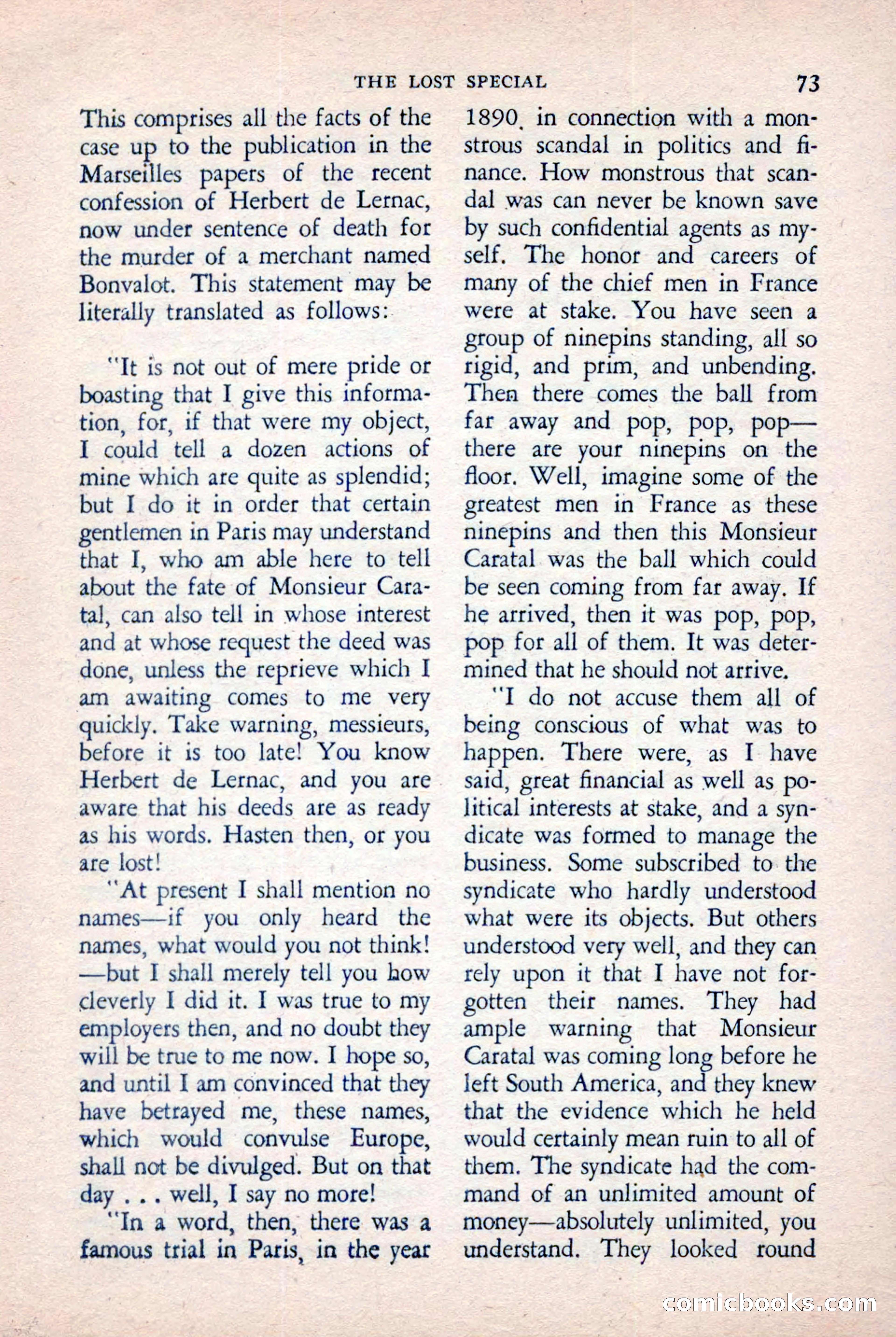 The Saint Mystery Magazine, November 1958 — page 75 of 132