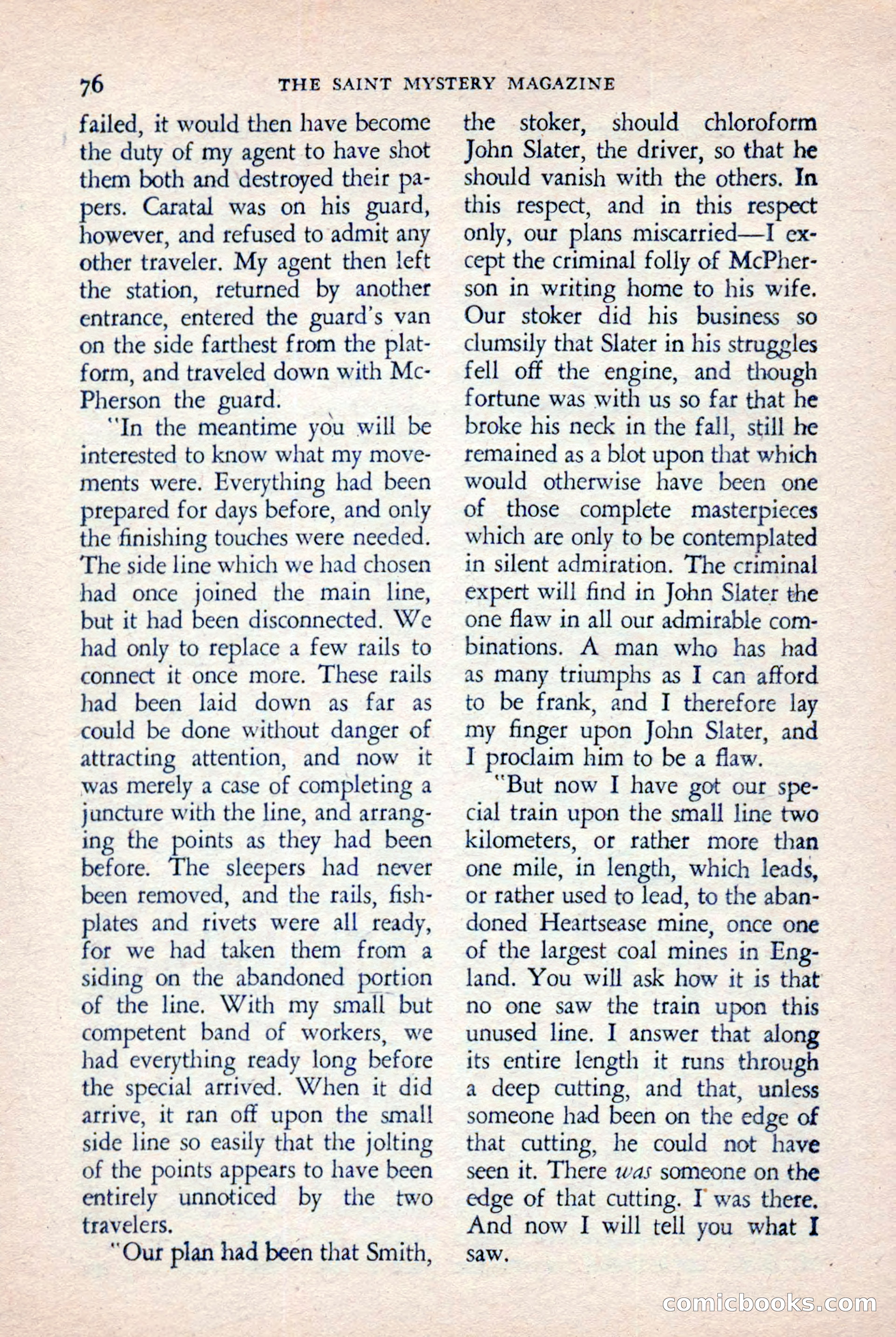 The Saint Mystery Magazine, November 1958 — page 78 of 132
