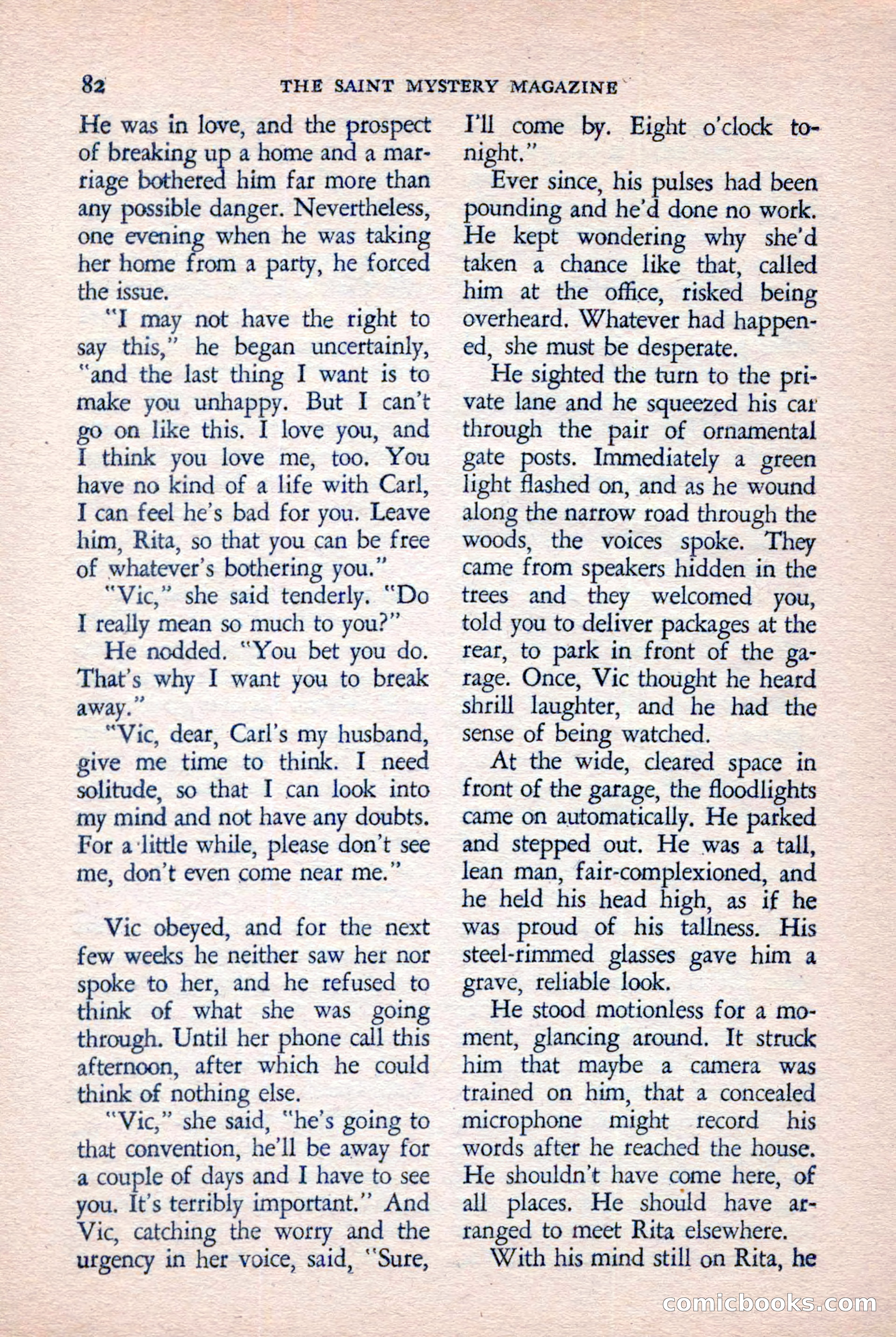 The Saint Mystery Magazine, November 1958 — page 84 of 132