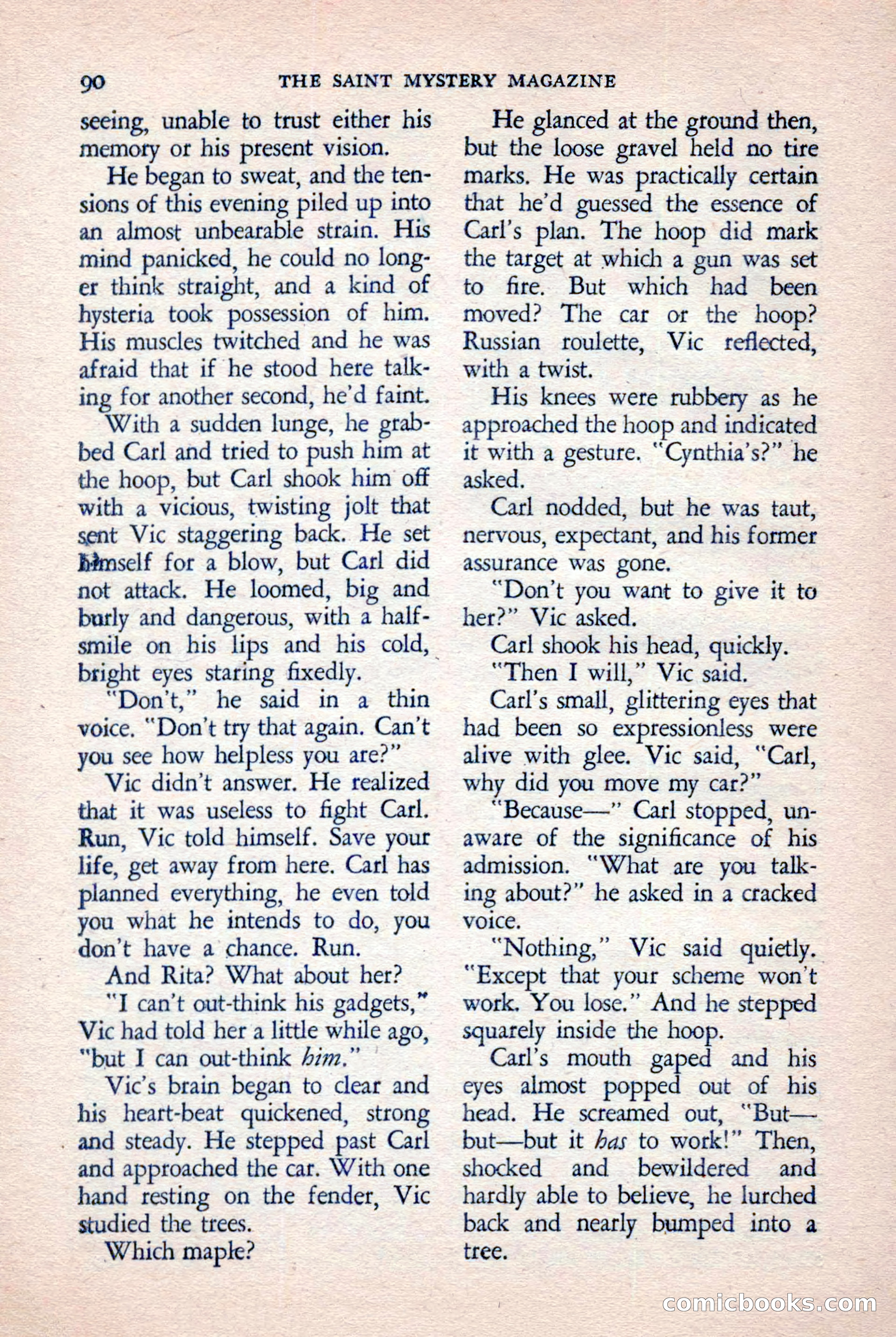 The Saint Mystery Magazine, November 1958 — page 92 of 132