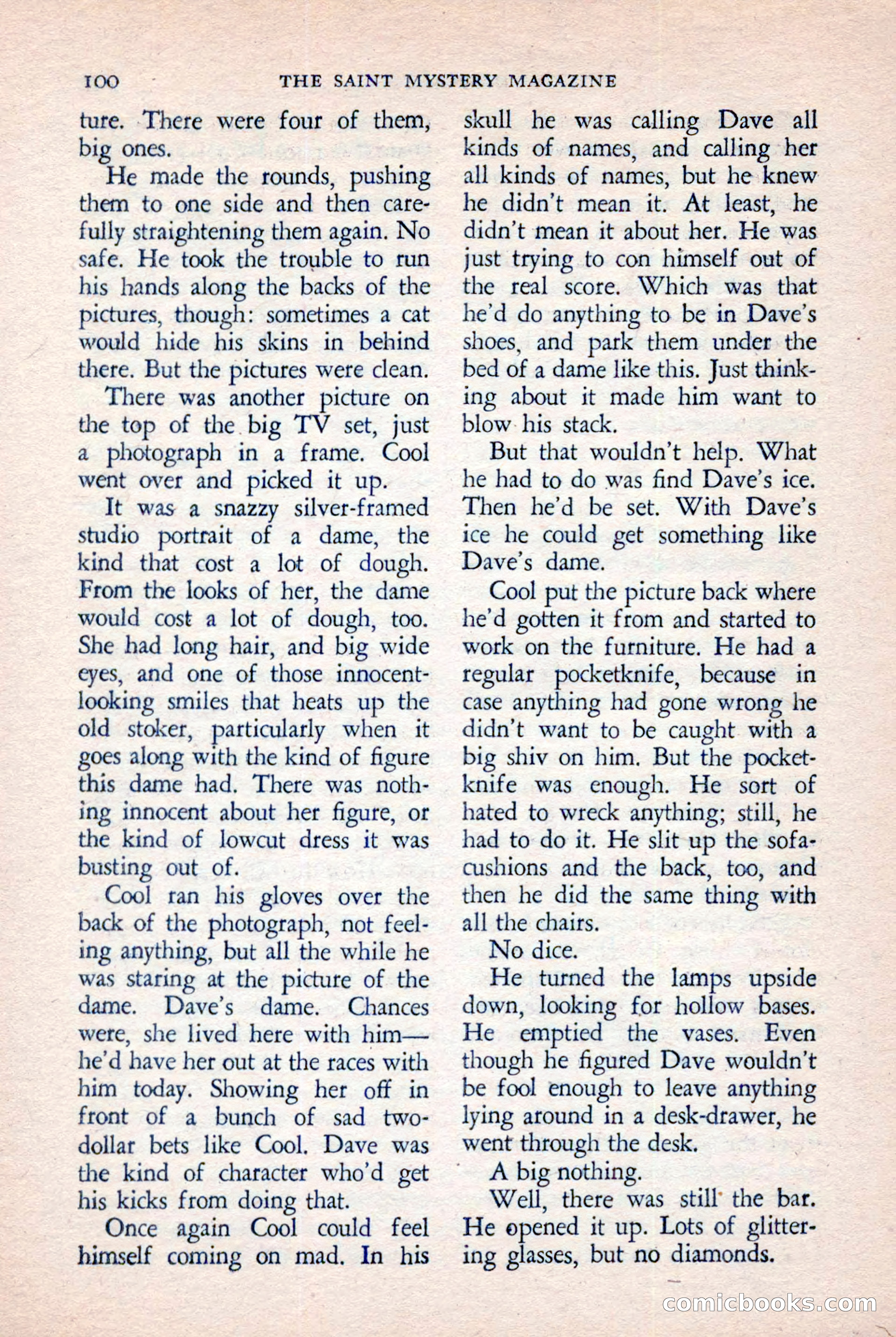 The Saint Mystery Magazine, November 1958 — page 102 of 132