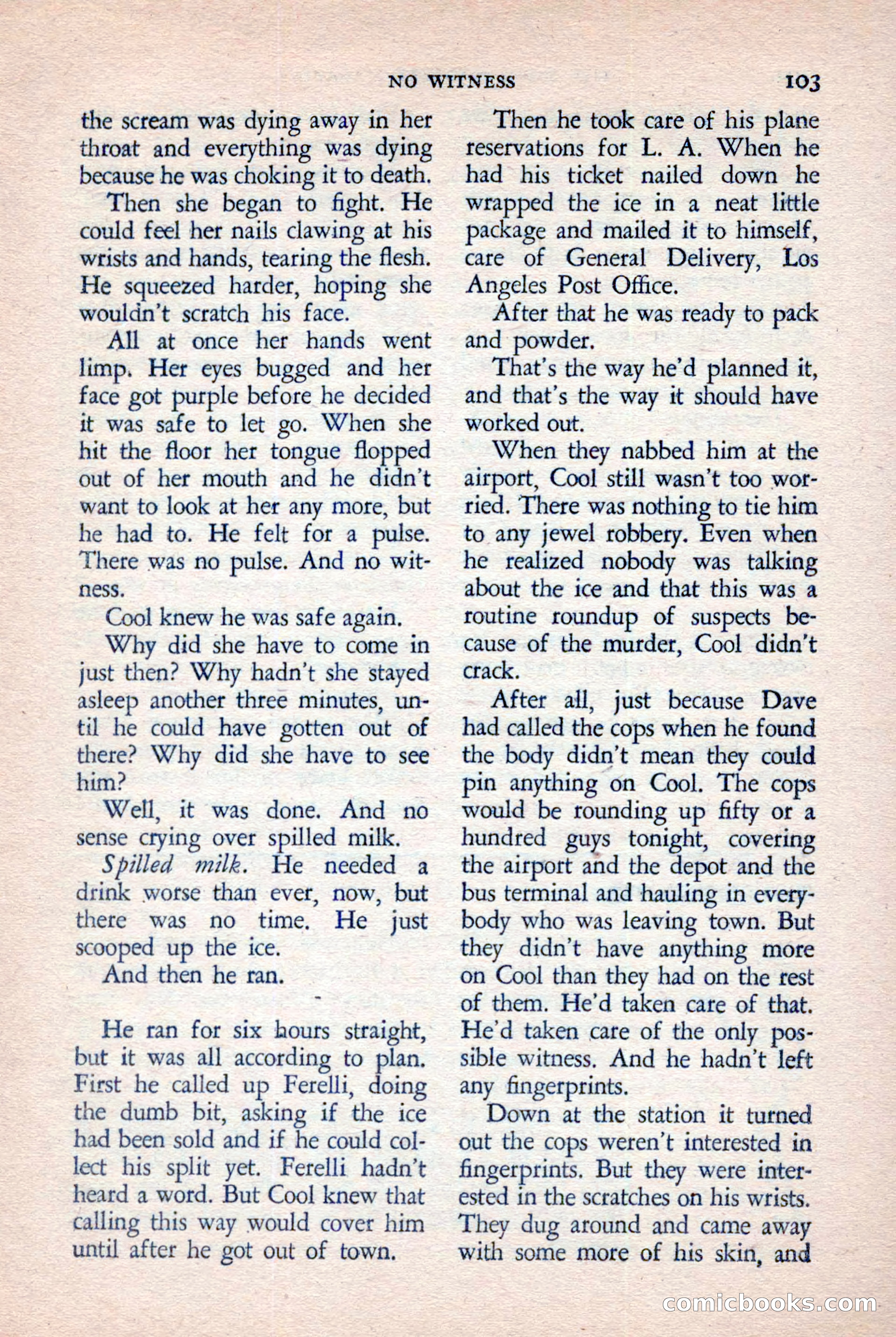 The Saint Mystery Magazine, November 1958 — page 105 of 132