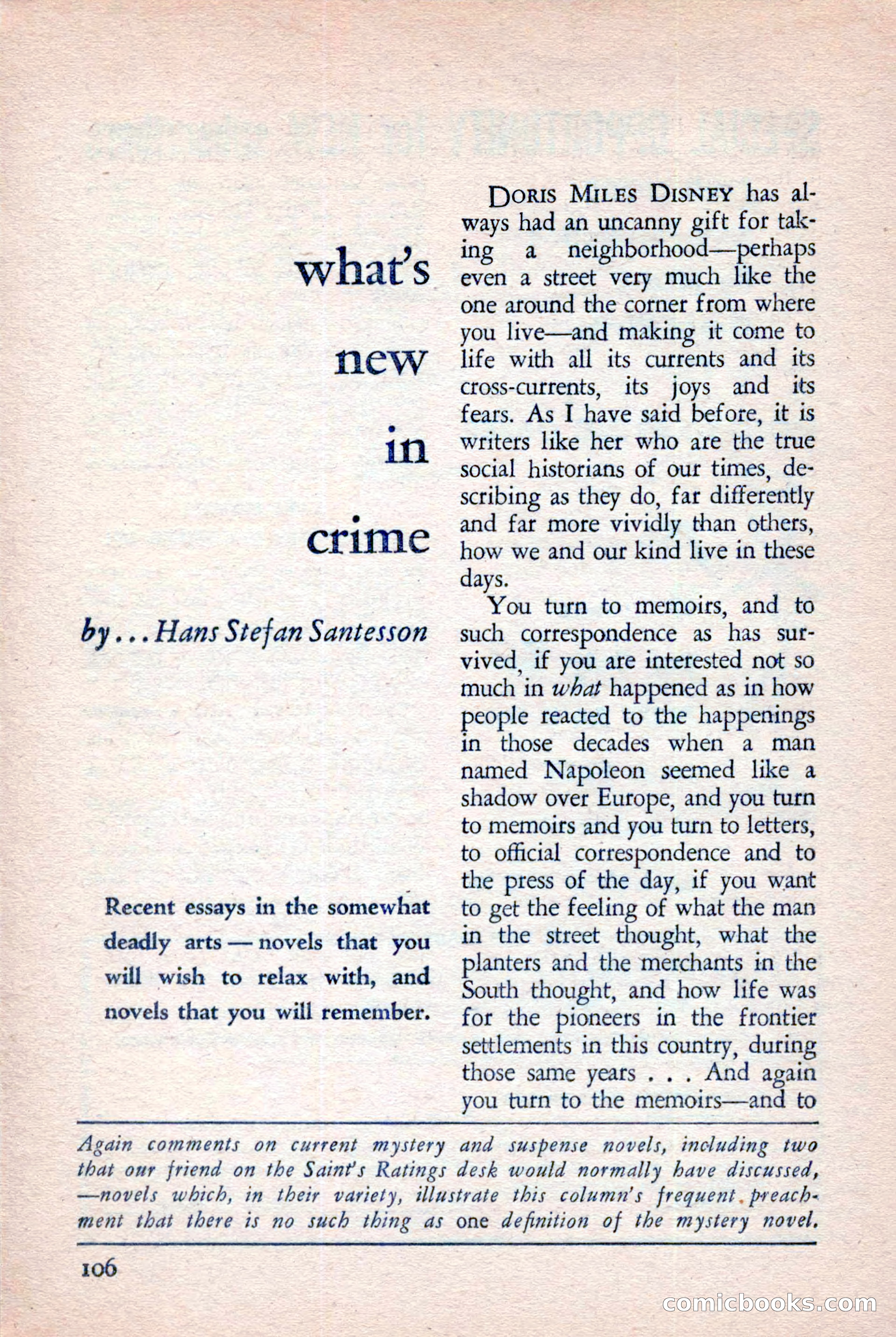 The Saint Mystery Magazine, November 1958 — page 108 of 132